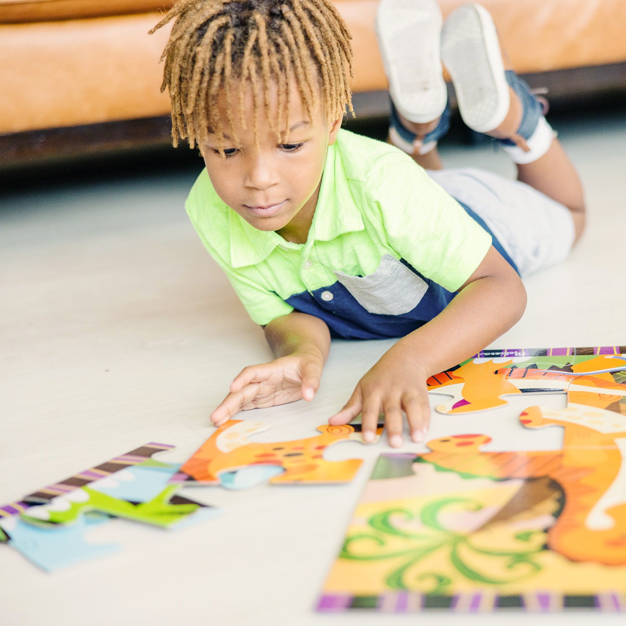 Melissa & Doug Dinosaur Dawn Floor Puzzle - 24 Pieces - Image 8