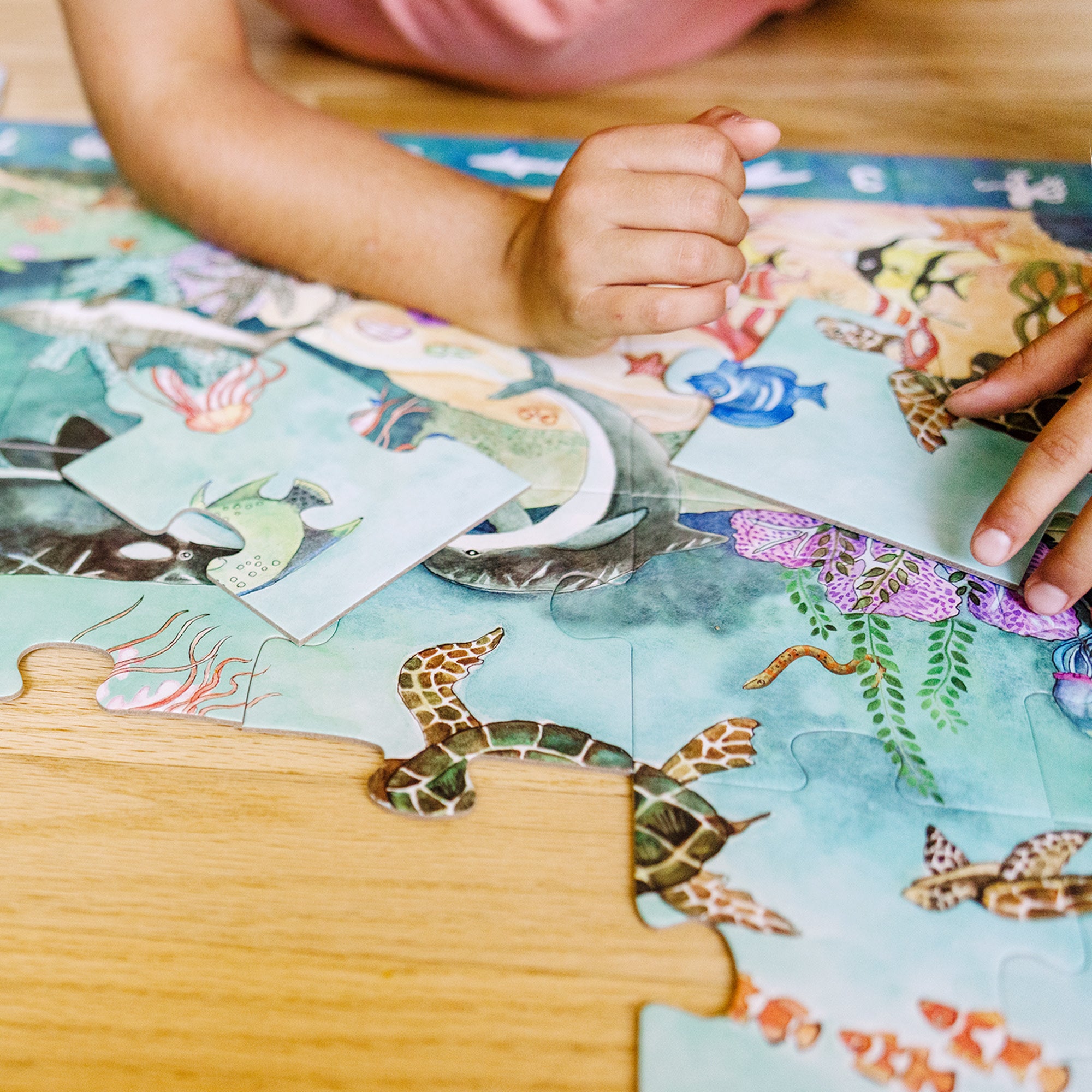 Melissa & Doug Search & Find Beneath the Waves Floor Puzzle - 48 Pieces - Image 3