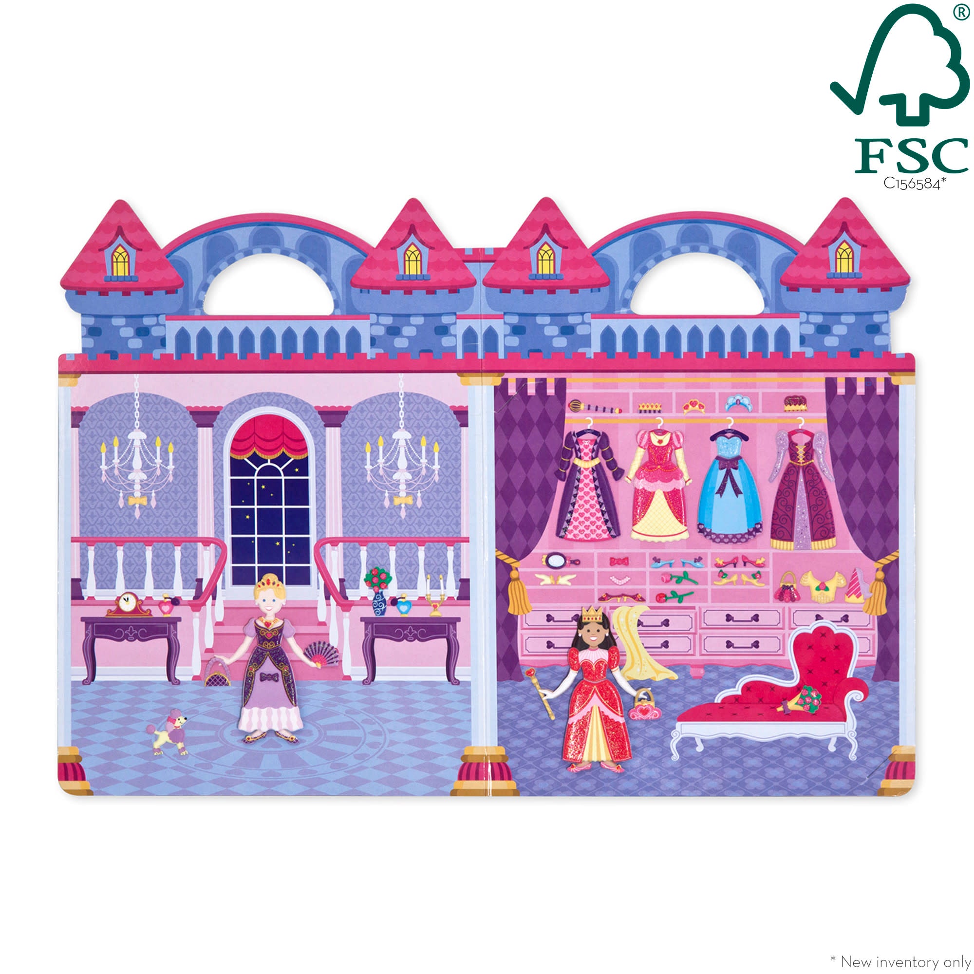 Melissa & Doug Puffy Sticker Play Set - Princess - Image 3