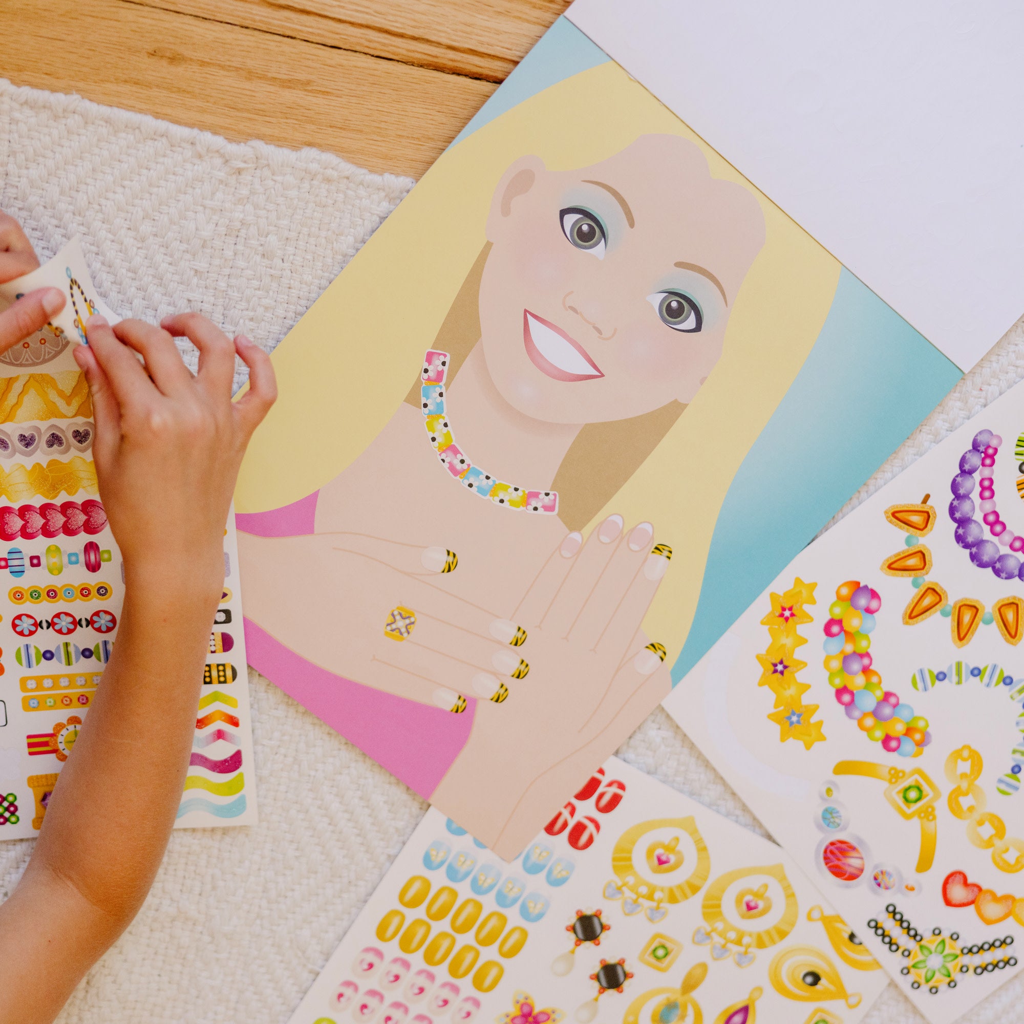 Melissa & Doug Sticker Pad - Jewelry & Nails Glitter Collection - Image 5