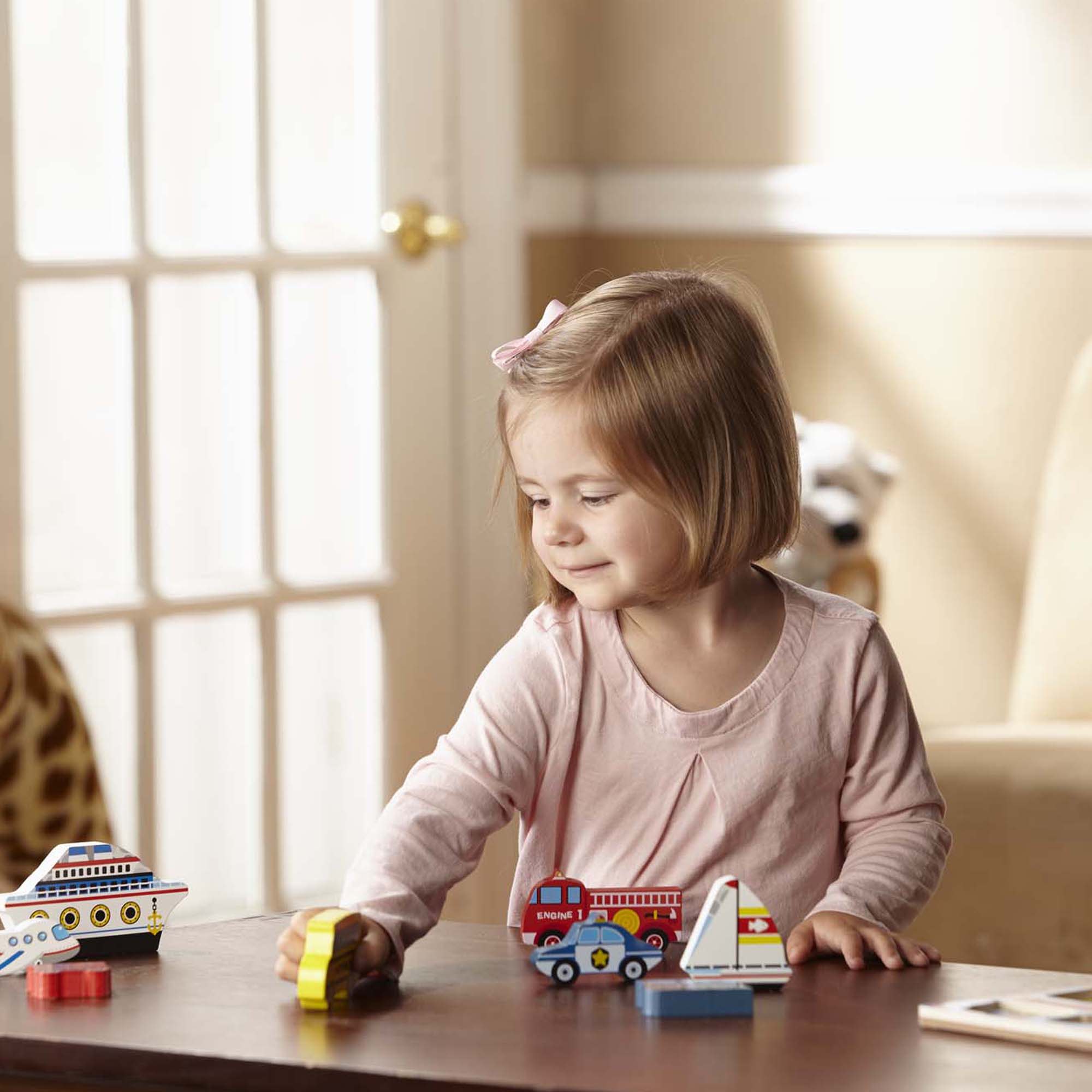 Melissa & Doug Vehicles Chunky Puzzle - 9 Pieces - Image 5