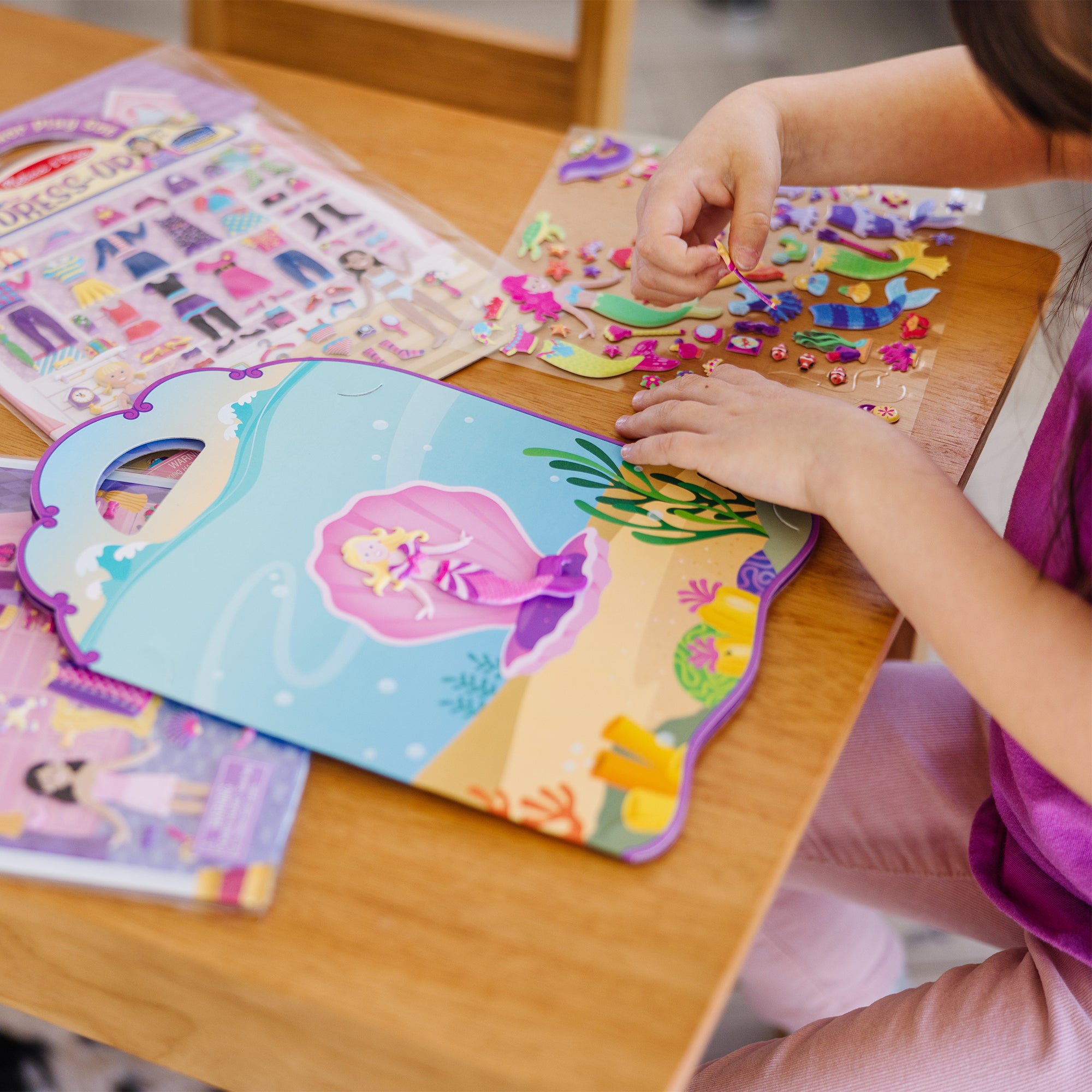 Melissa & Doug Puffy Sticker Bundle - Dress-Up, Princess and Mermaid - Image 10