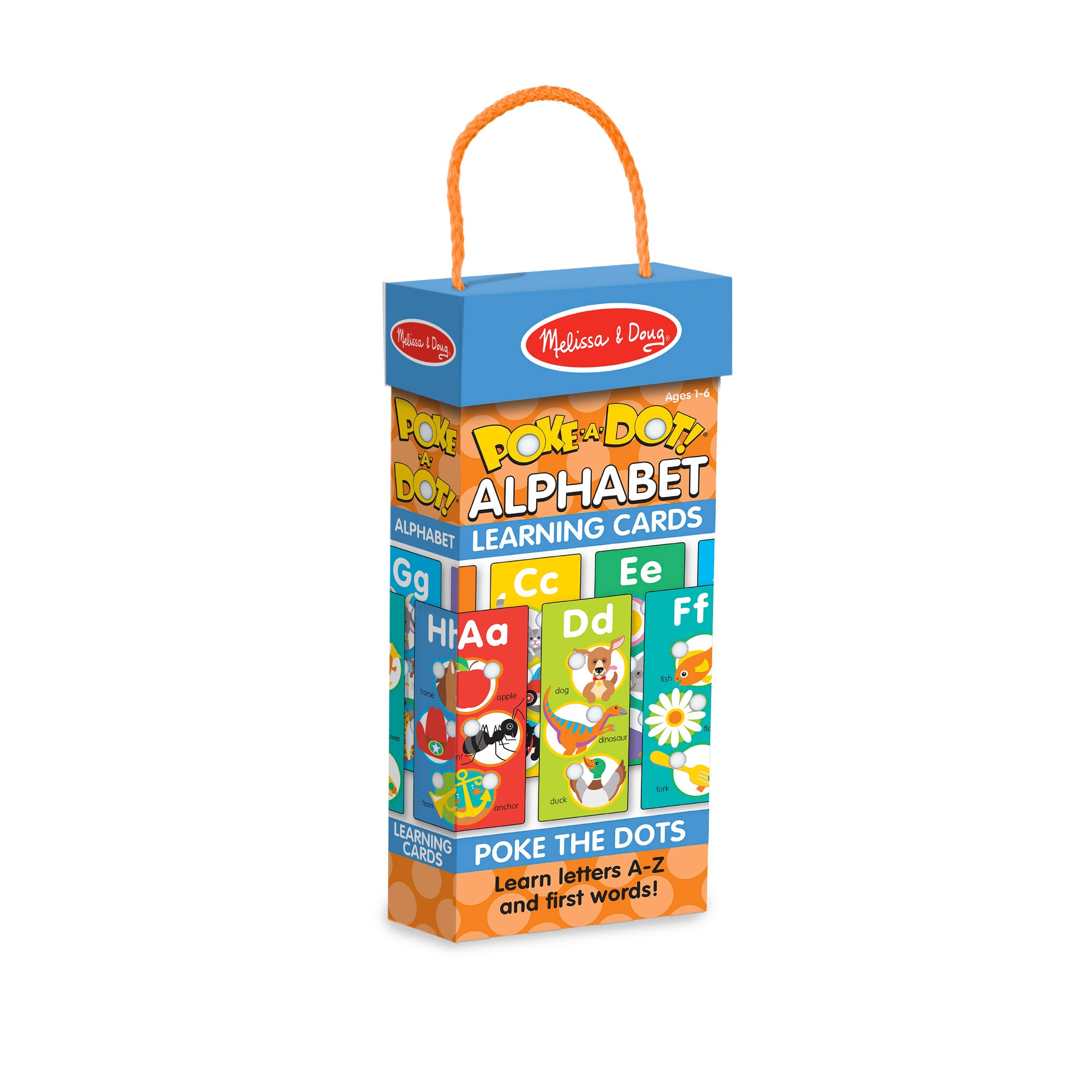 Melissa & Doug Poke-A-Dot Jumbo Alphabet Learning Cards - Image 3