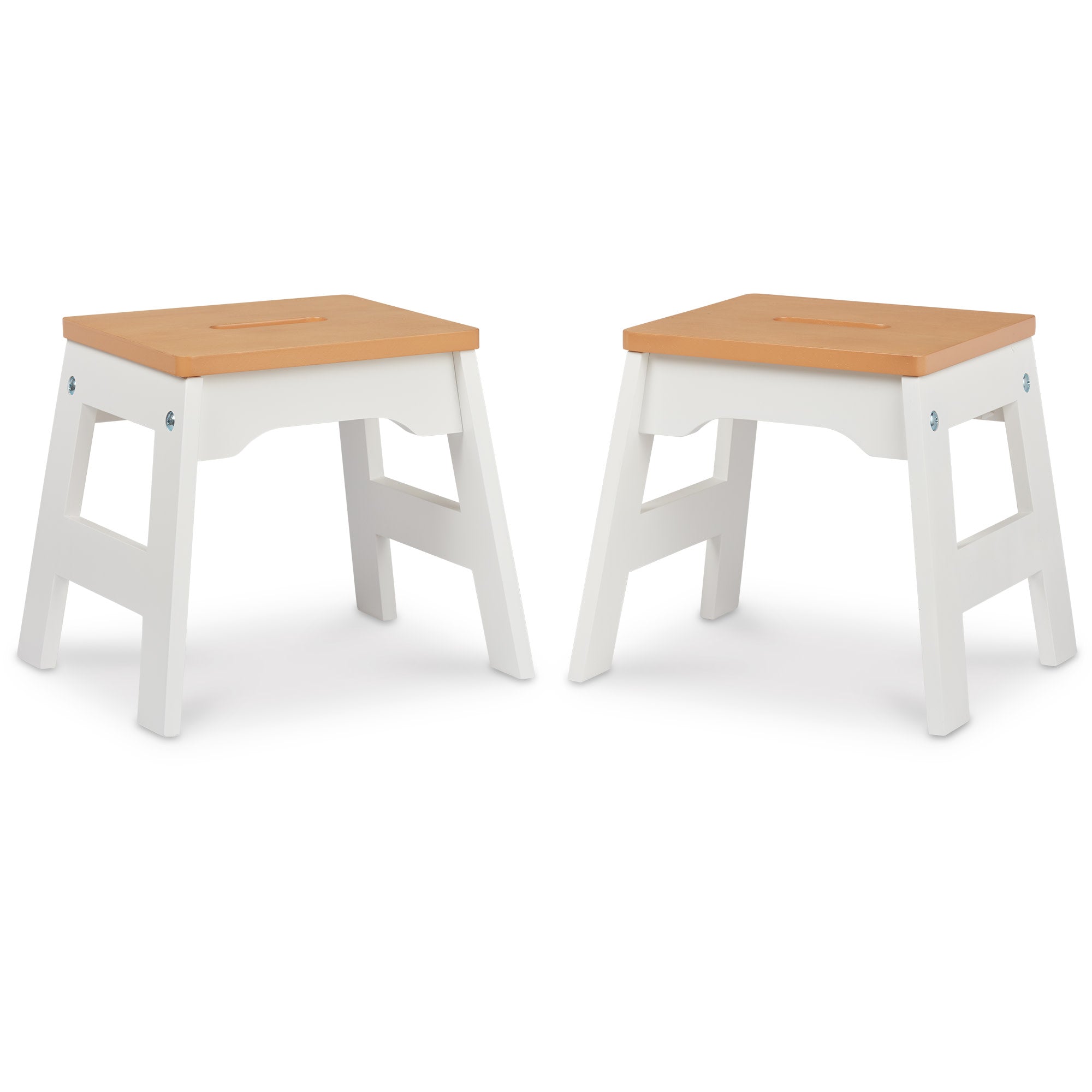 Melissa & Doug Wooden Stools ?C Set of 2 - Image 4