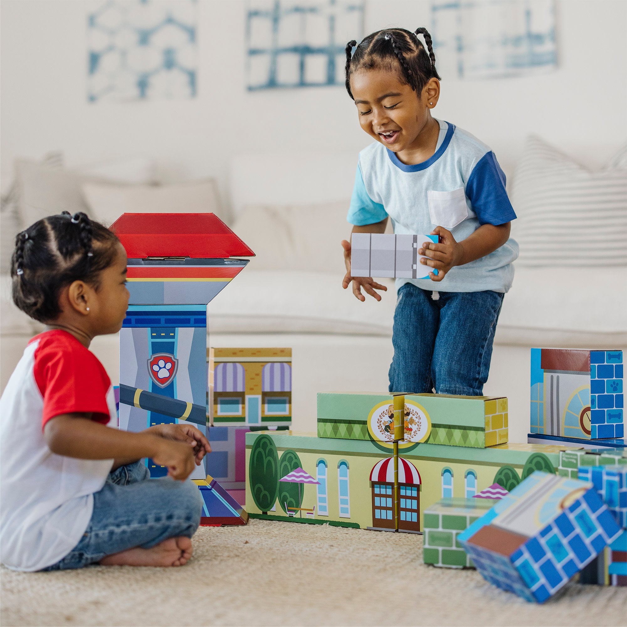Melissa & Doug PAW Patrol Jumbo Cardboard Blocks - Image 2