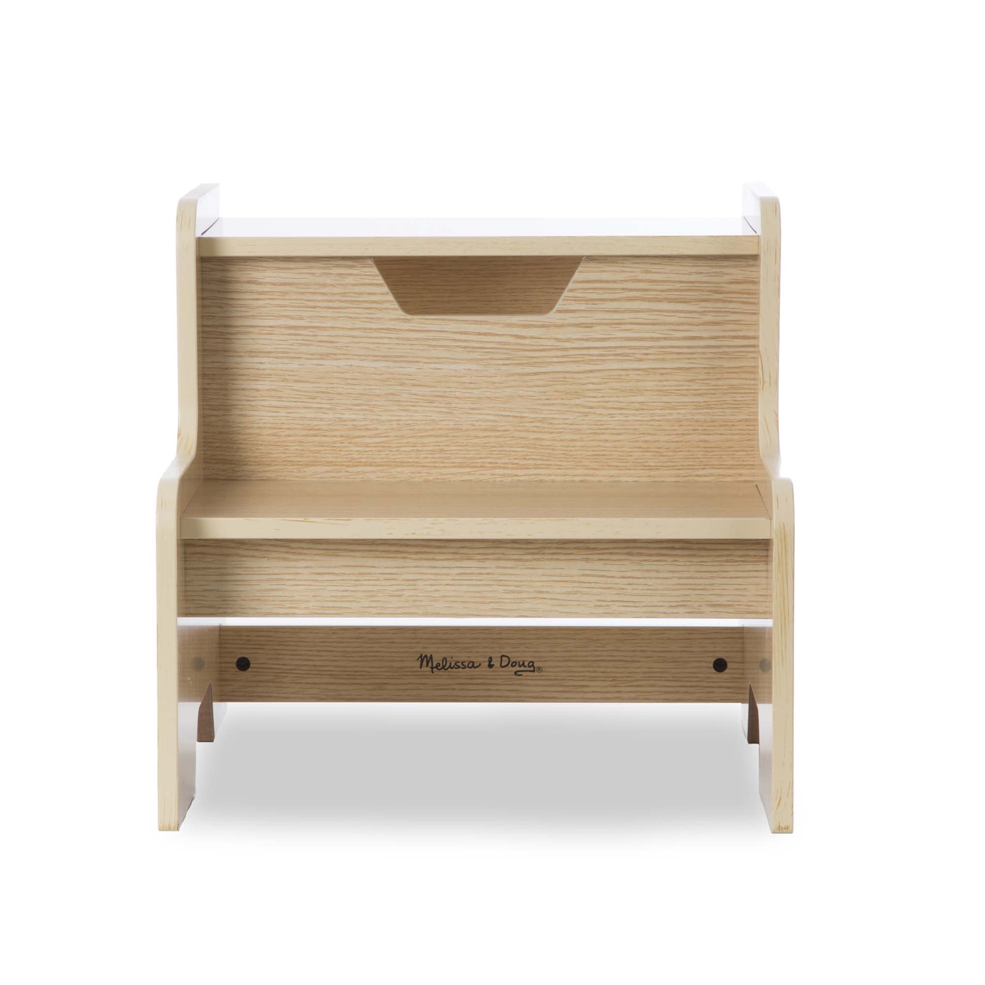 Melissa & Doug Wooden Step Stool - Natural - Image 4