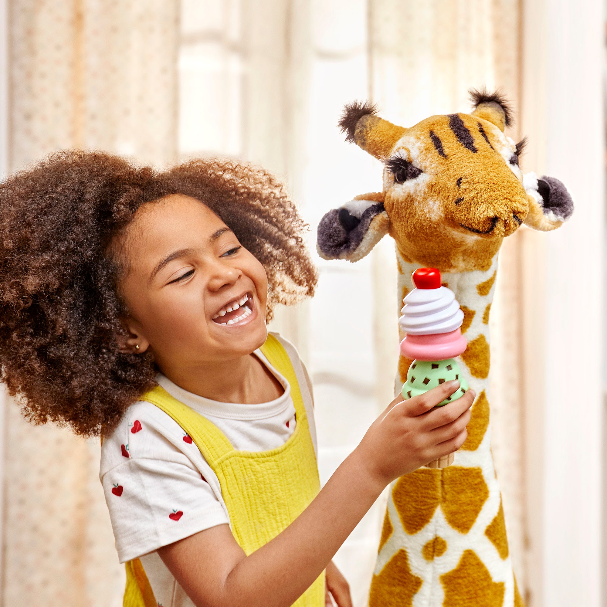 Melissa & Doug Giraffe Lifelike Plush Stuffed Animal - Image 4