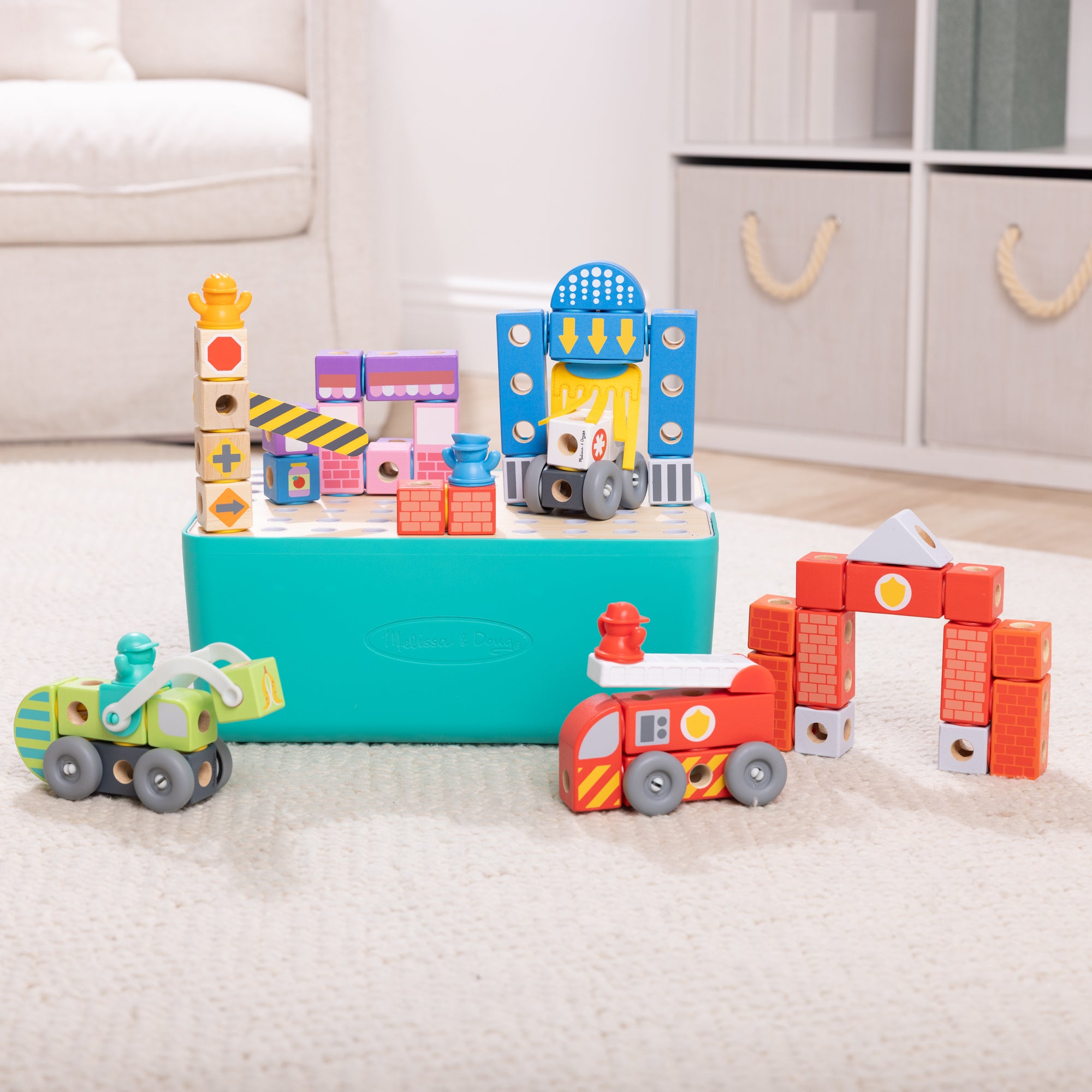 Melissa & Doug Blockables? City Deluxe Play Set - Image 8