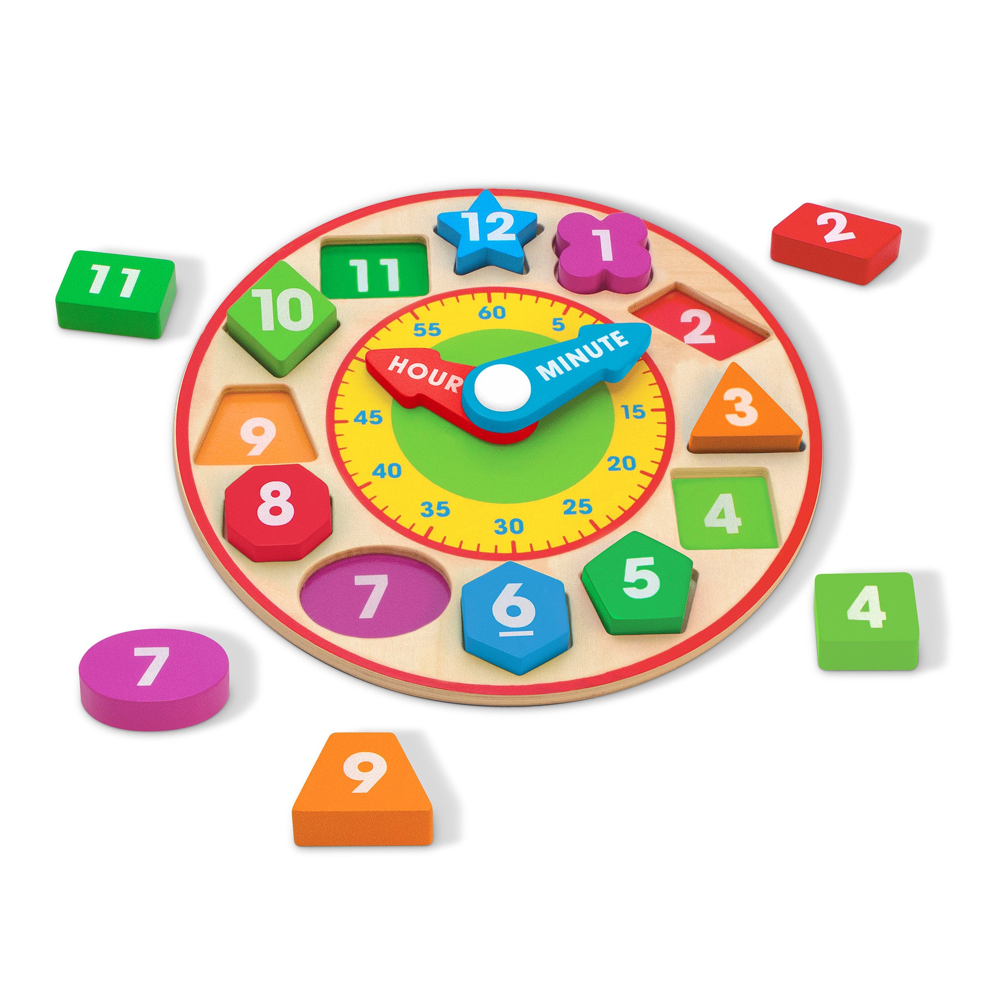 Melissa & Doug Shape Sorting Clock - Image 4