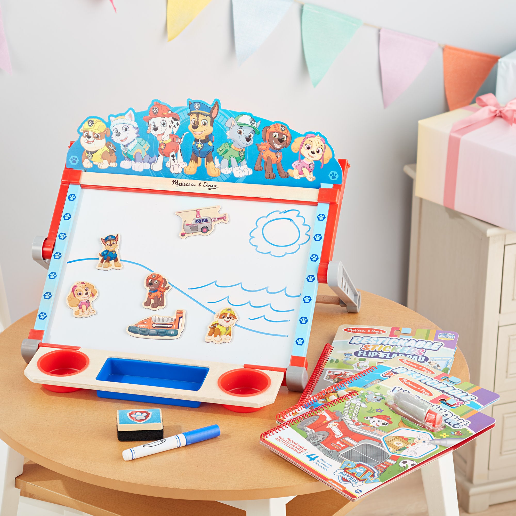 Melissa & Doug PAW Patrol Restickable Puffy Stickers - Adventure Bay - Image 7