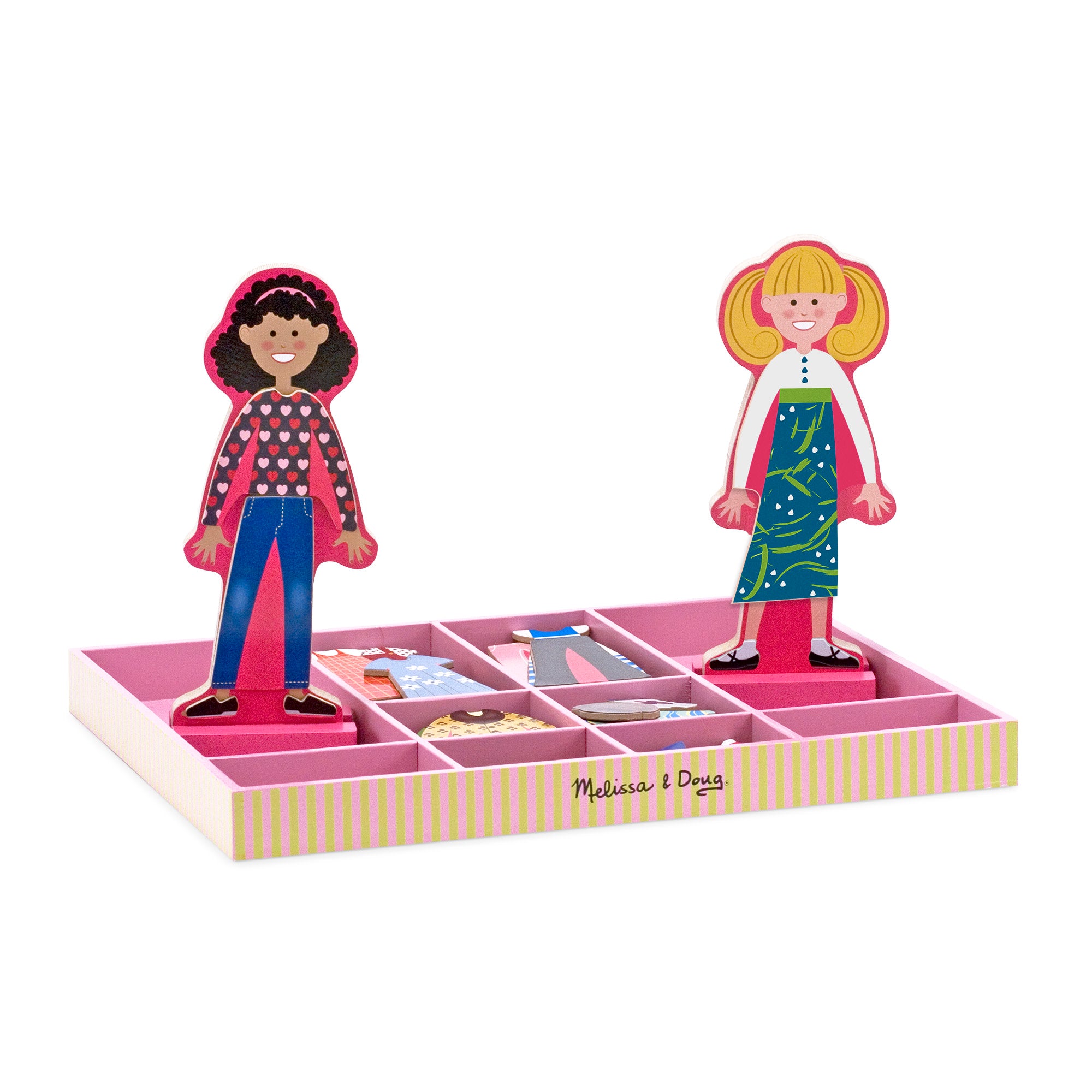 Melissa & Doug Abby & Emma Magnetic Pretend Play - Image 3