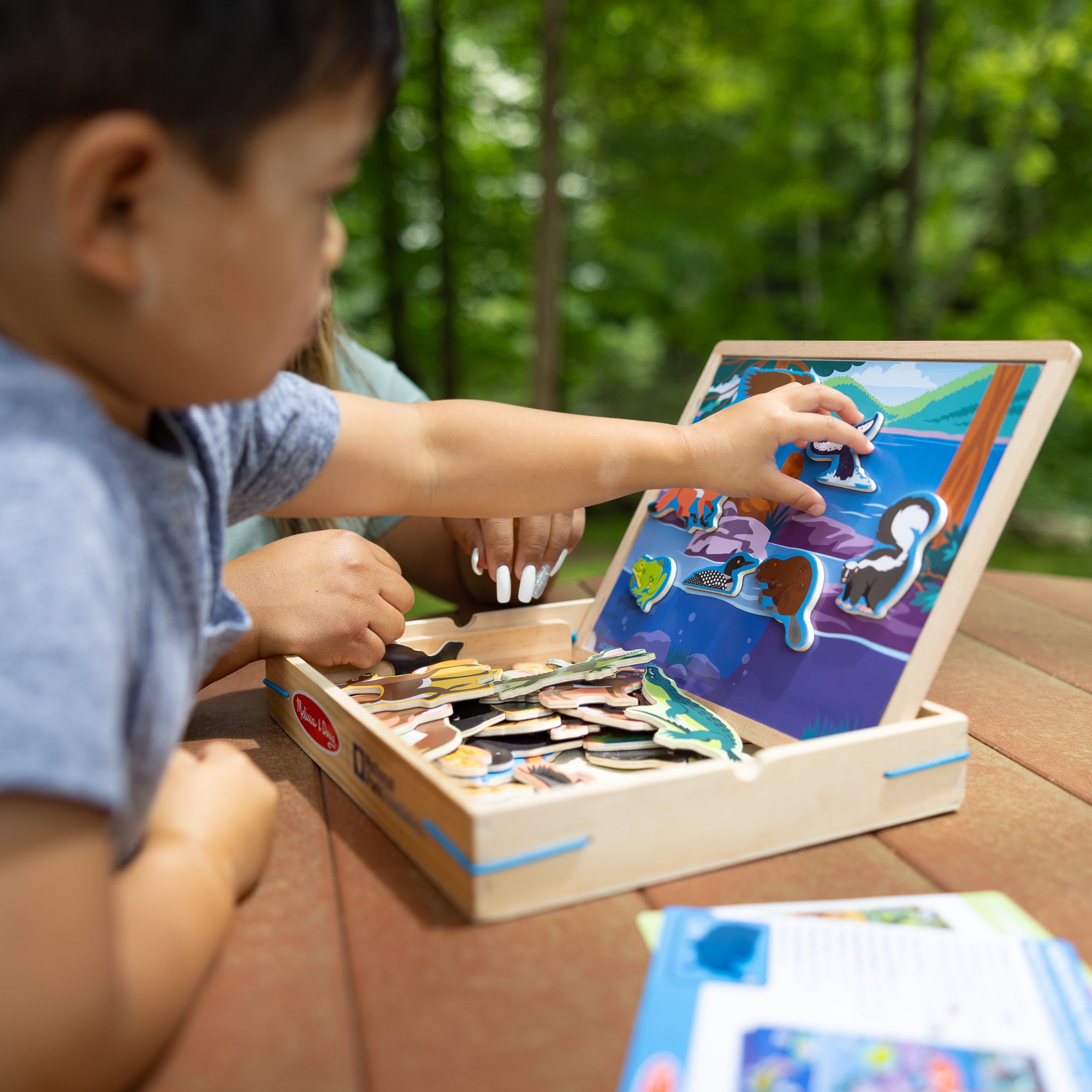 Melissa & Doug National Parks Picture Matching Magnetic Game - Image 2