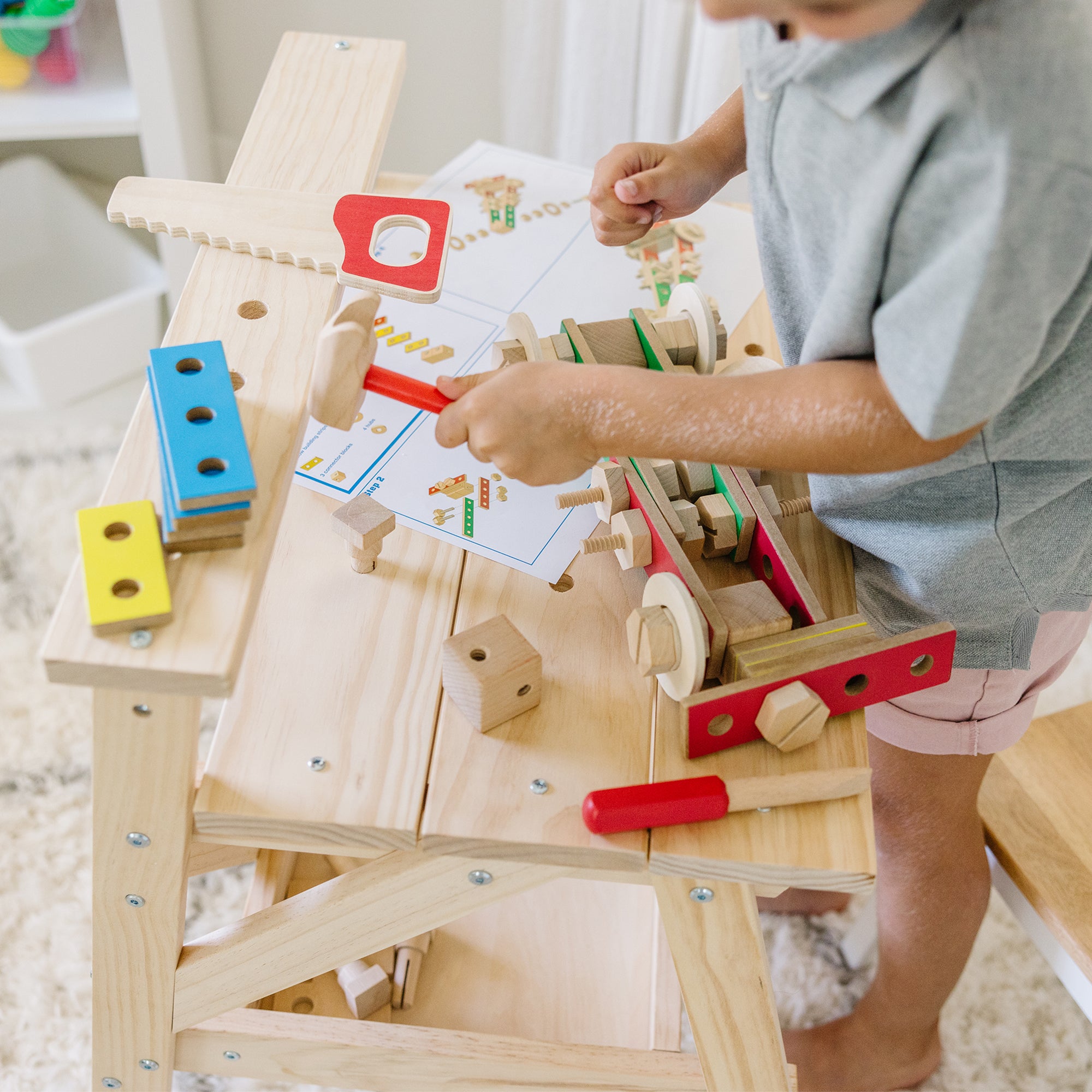 Melissa & Doug Wooden Project Workbench - Image 10