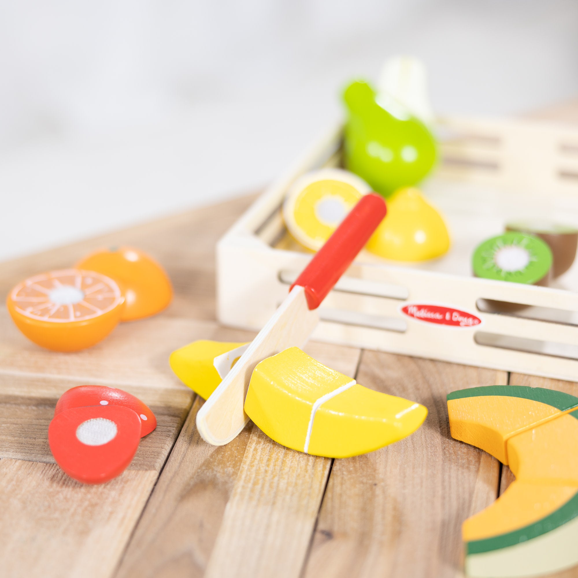 Melissa & Doug Wooden Cutting Fruit Play Food - Image 9