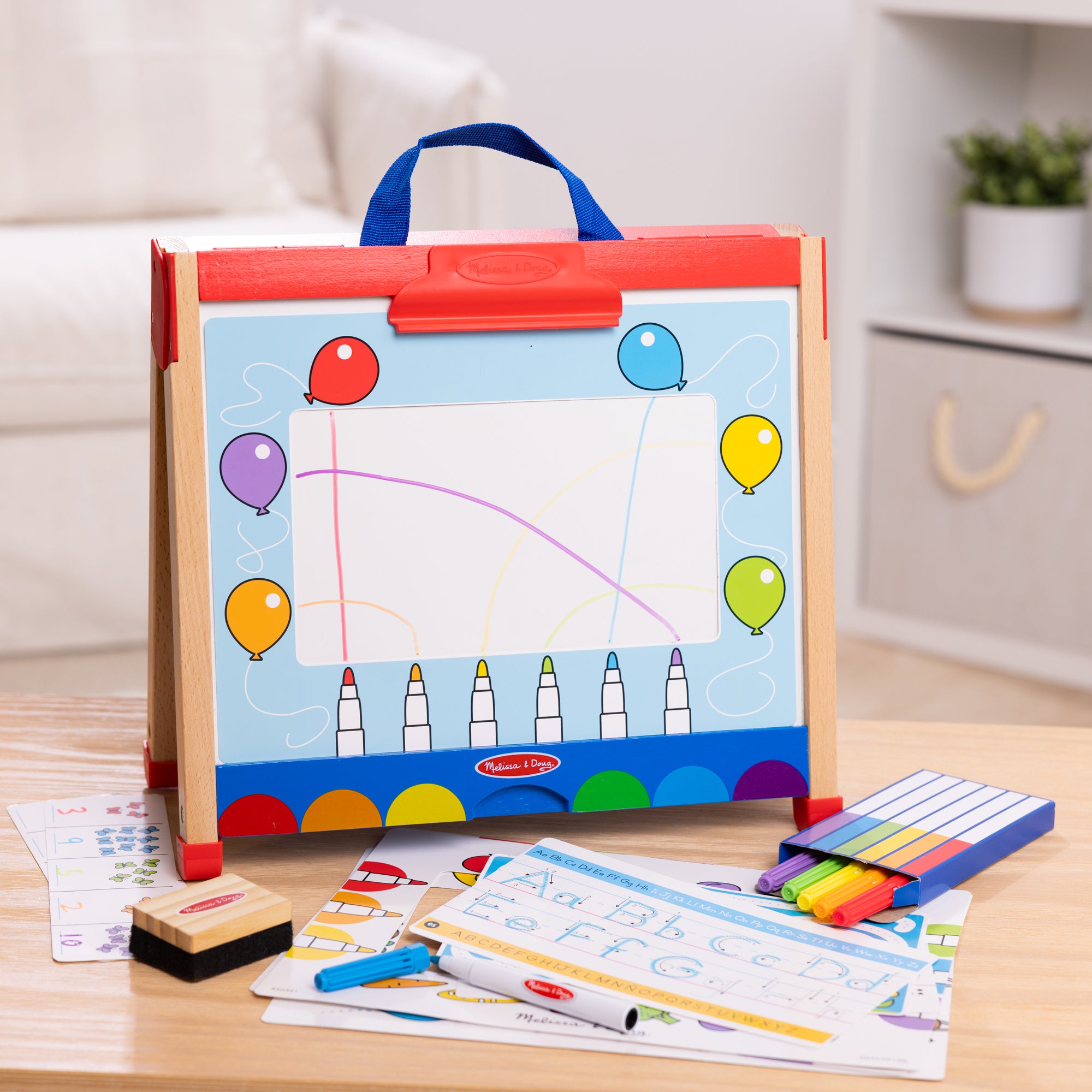 Melissa & Doug Take-Along Activity Easel - Image 8