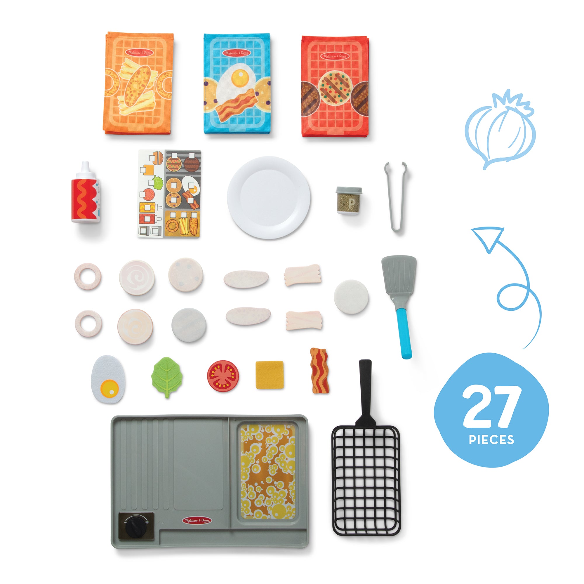 Melissa & Doug Flip & Fry Grill Play Set with Color Changing Water WOW! - Image 8
