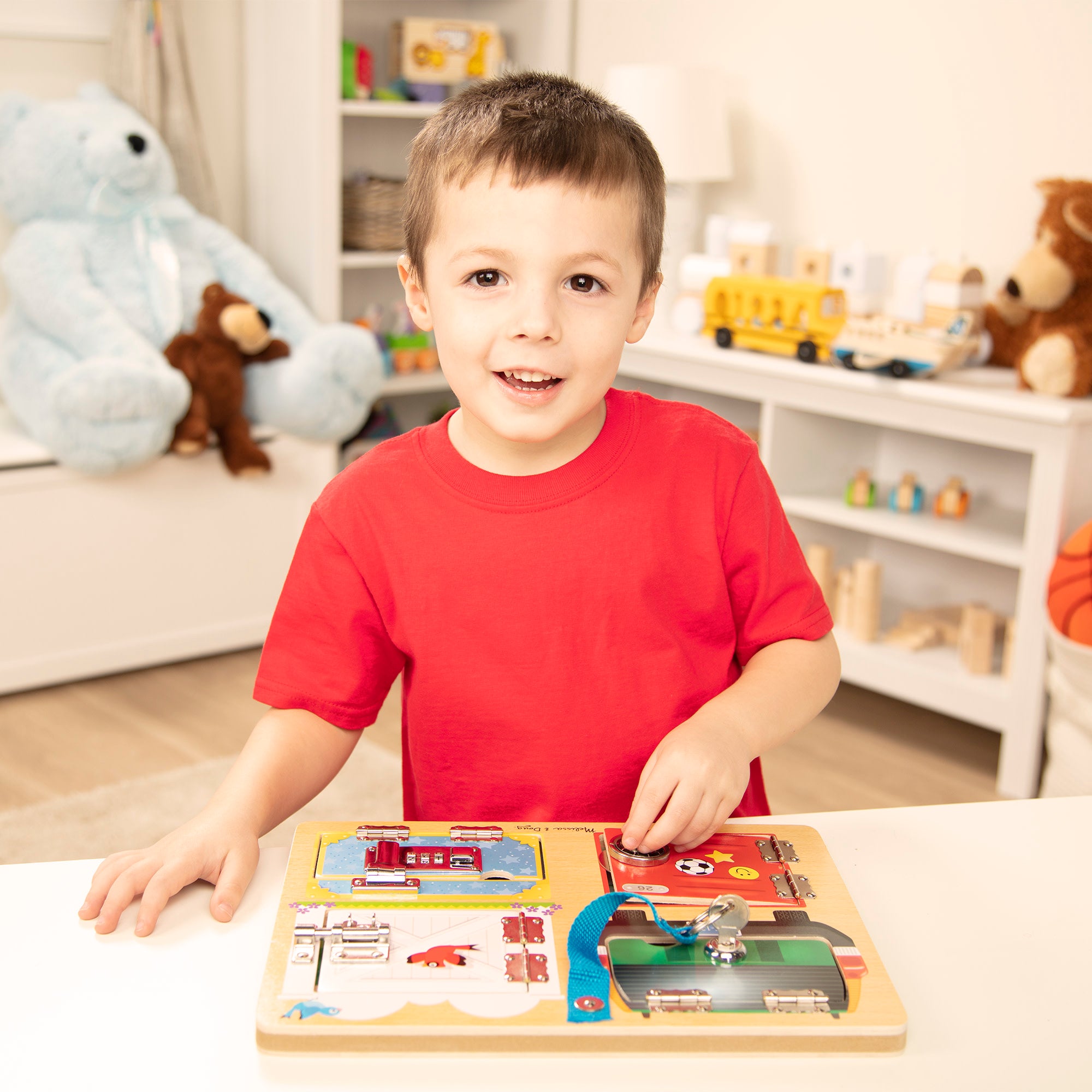 Melissa & Doug Locks & Latches Board - Image 7