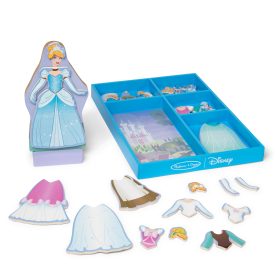 Melissa & Doug Disney Princess Cinderella Wooden Magnetic Dress-Up