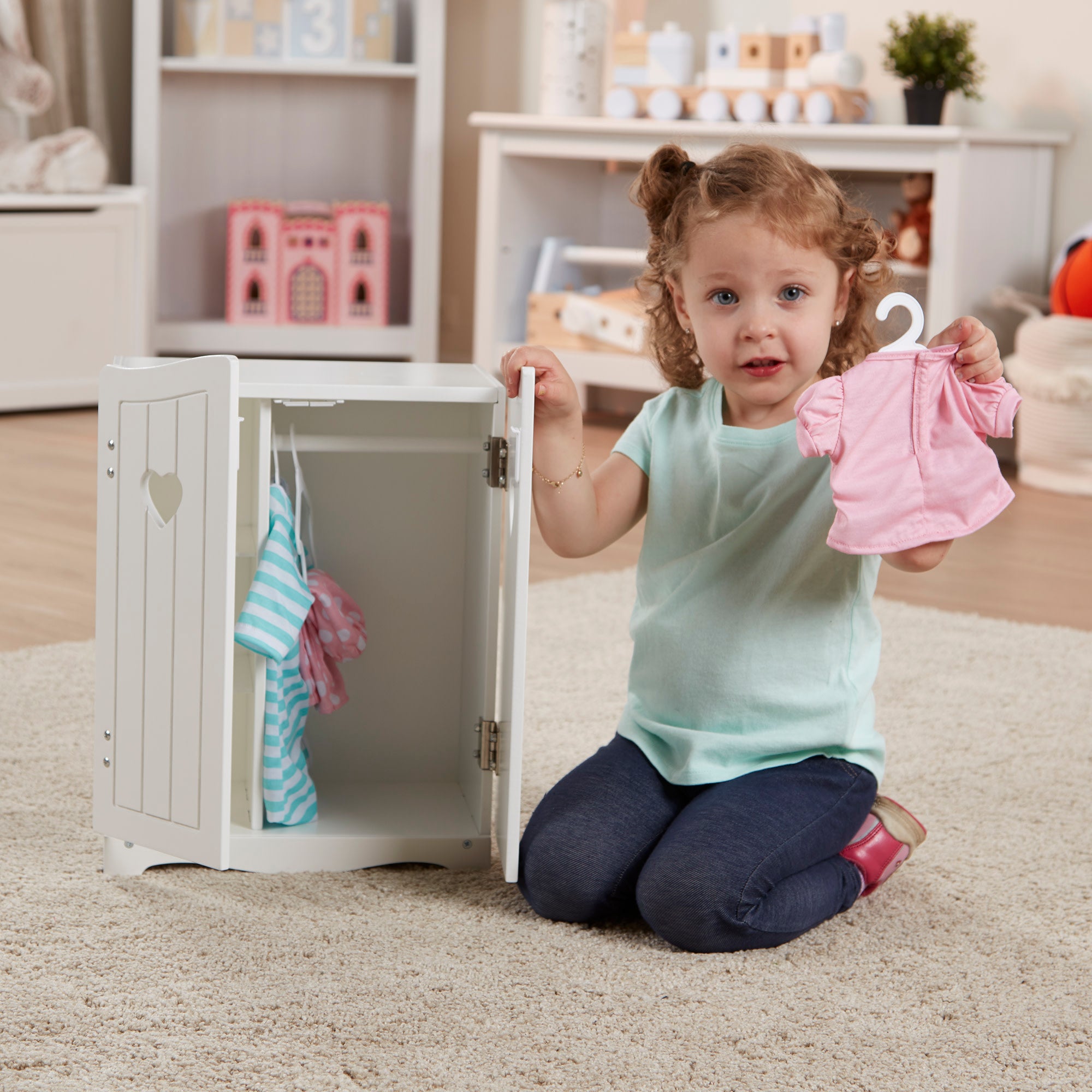 Melissa & Doug Mine to Love Play Armoire - Image 8