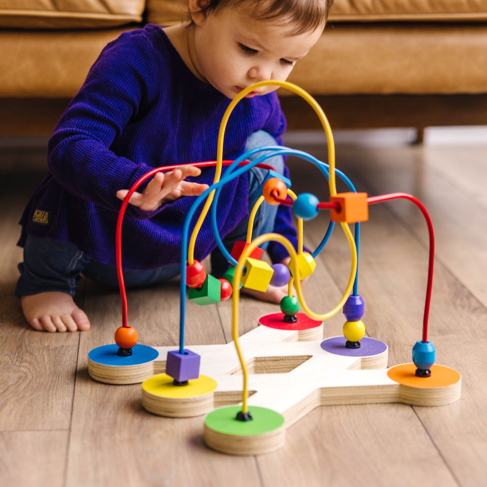 Melissa & Doug Wooden Bead Maze - Image 6