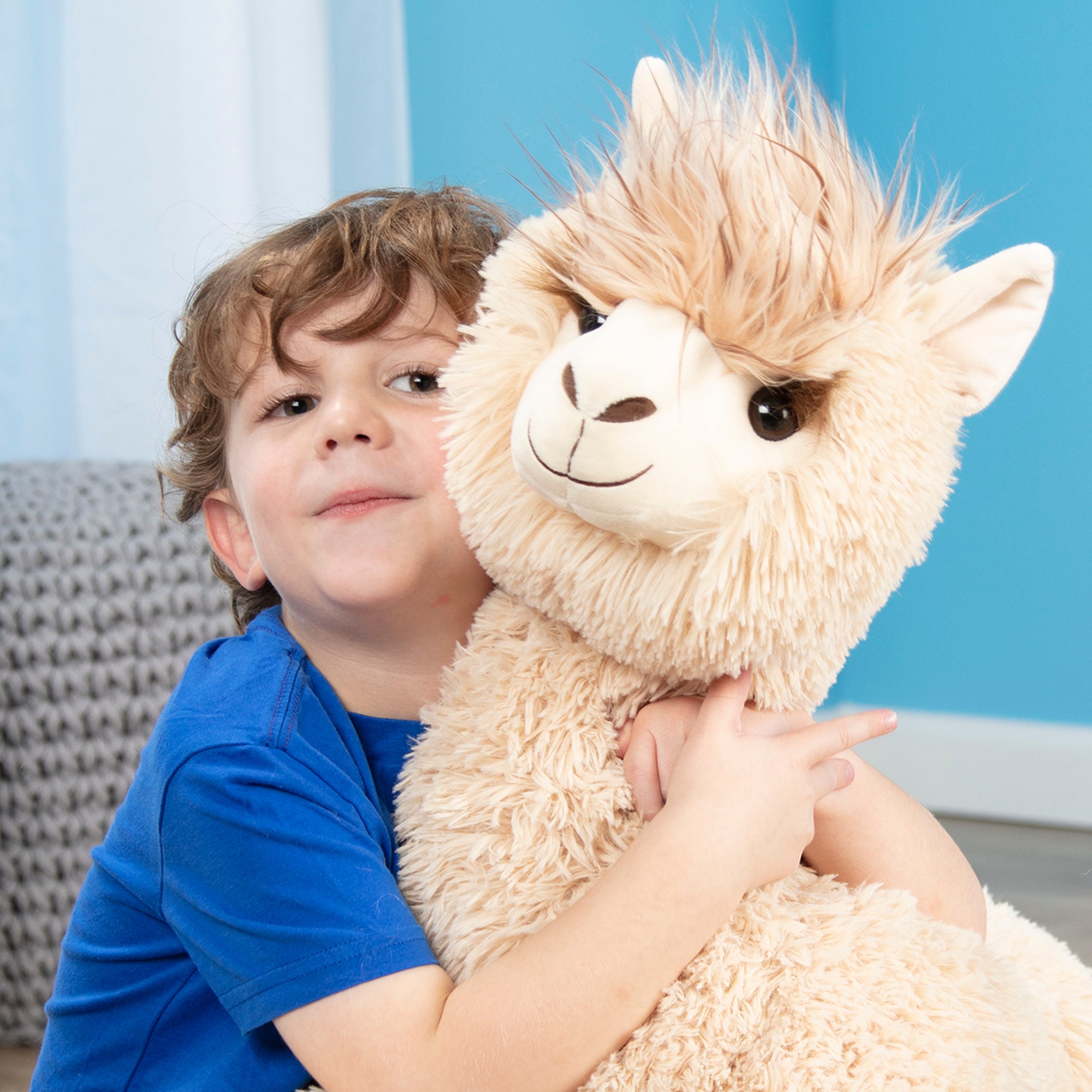 Melissa & Doug Jumbo Llama Stuffed Plush Animal - Image 5