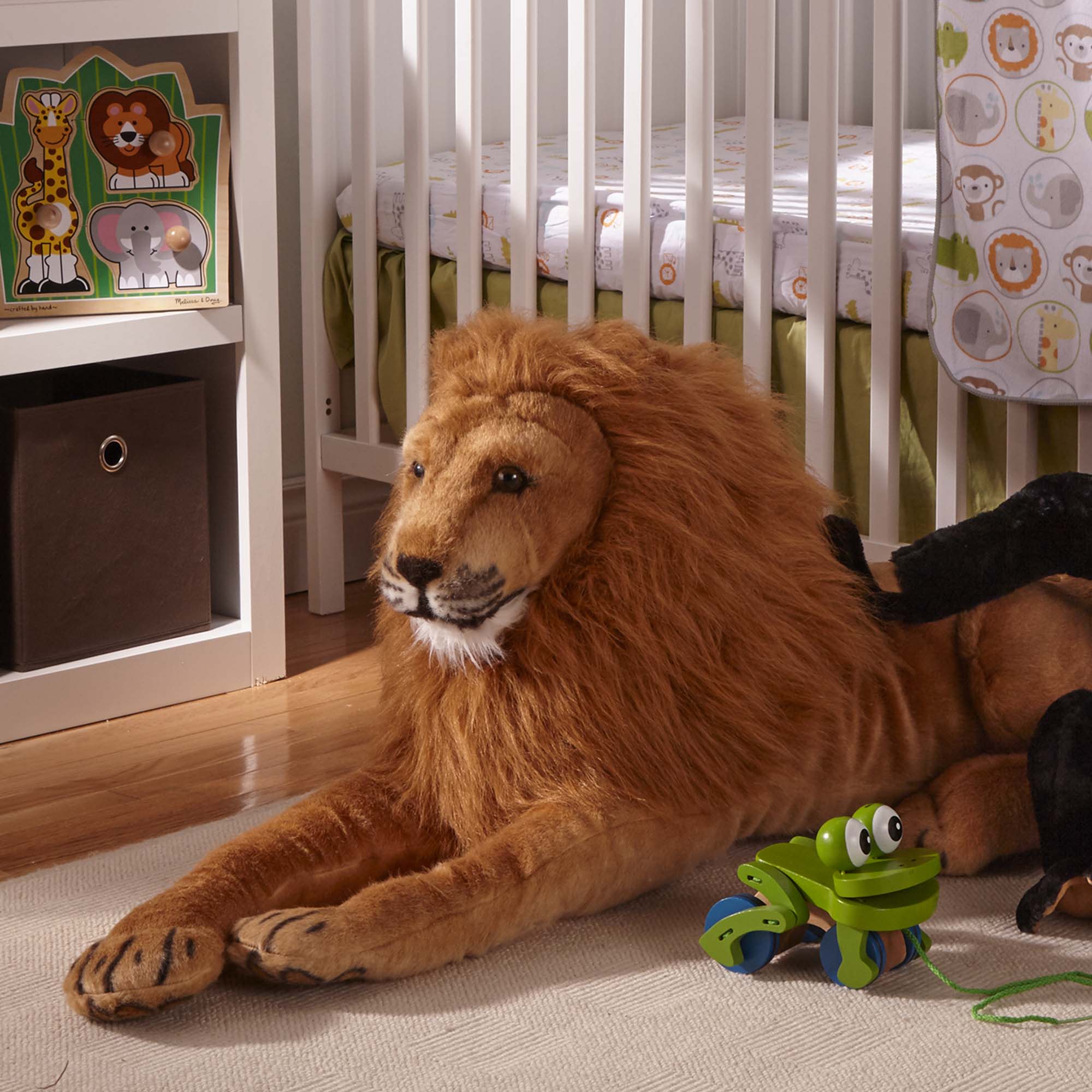 Melissa & Doug Lion Lifelike Plush Stuffed Animal - Image 9