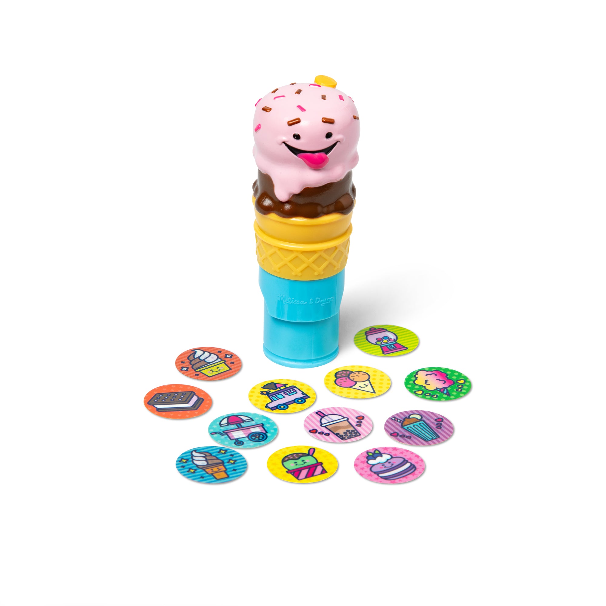 Melissa & Doug Sticker WOW!? Activity Pad & Sticker Stamper - Ice Cream - Image 3