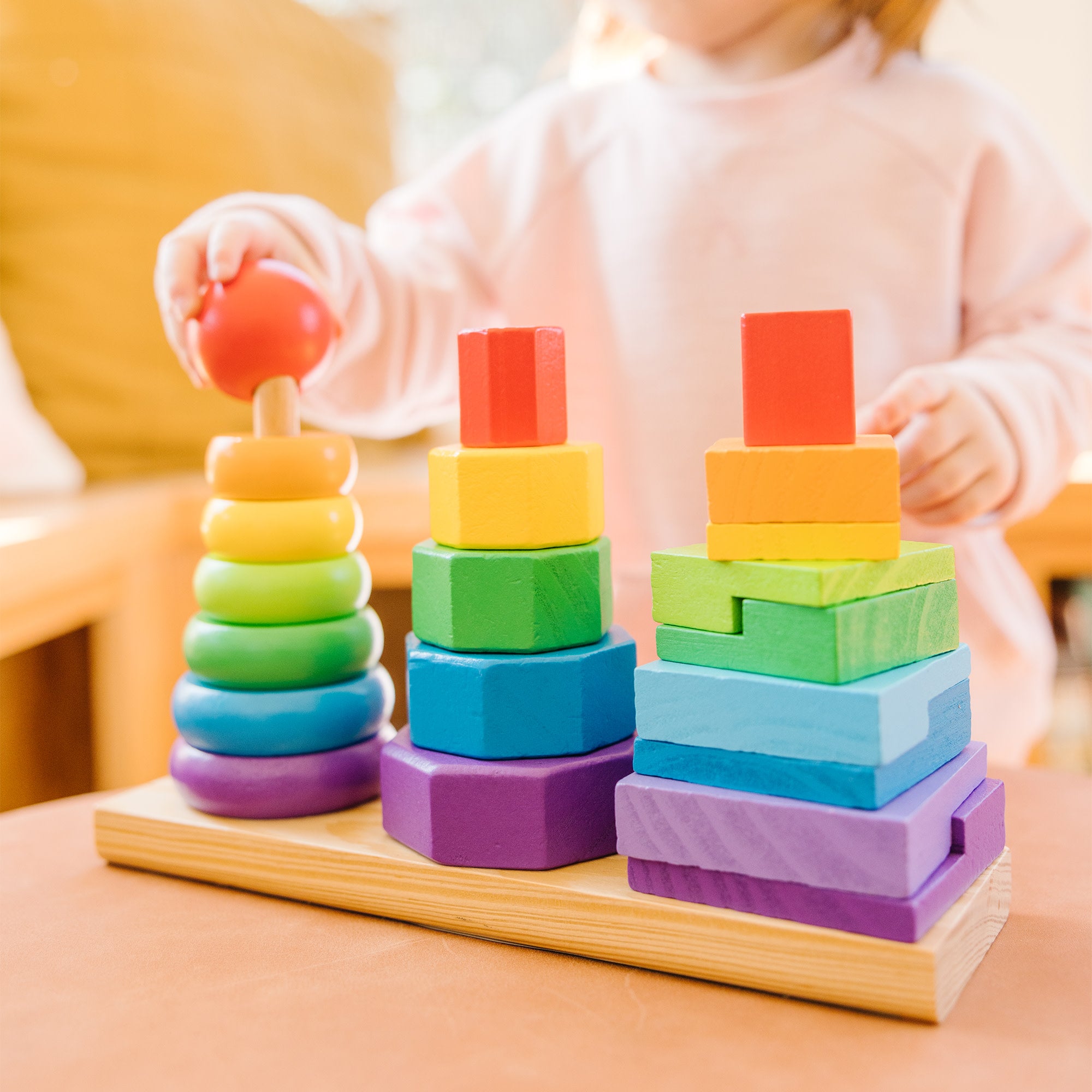Melissa & Doug Geometric Stacker - Image 8