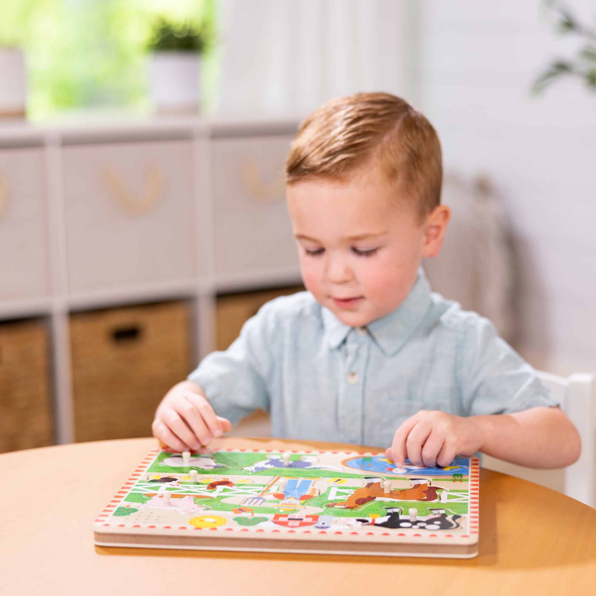 Melissa & Doug Old MacDonald's Farm Song Puzzle - 8 Pieces - Image 2