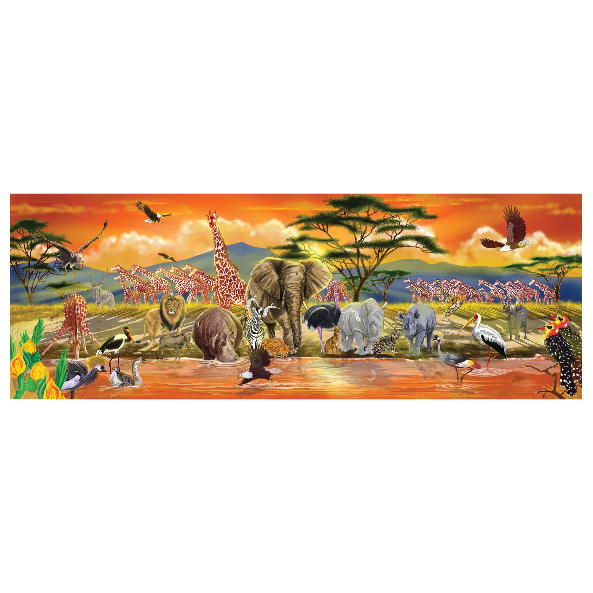 Melissa & Doug Safari Floor Puzzle - 100 Pieces - Image 9