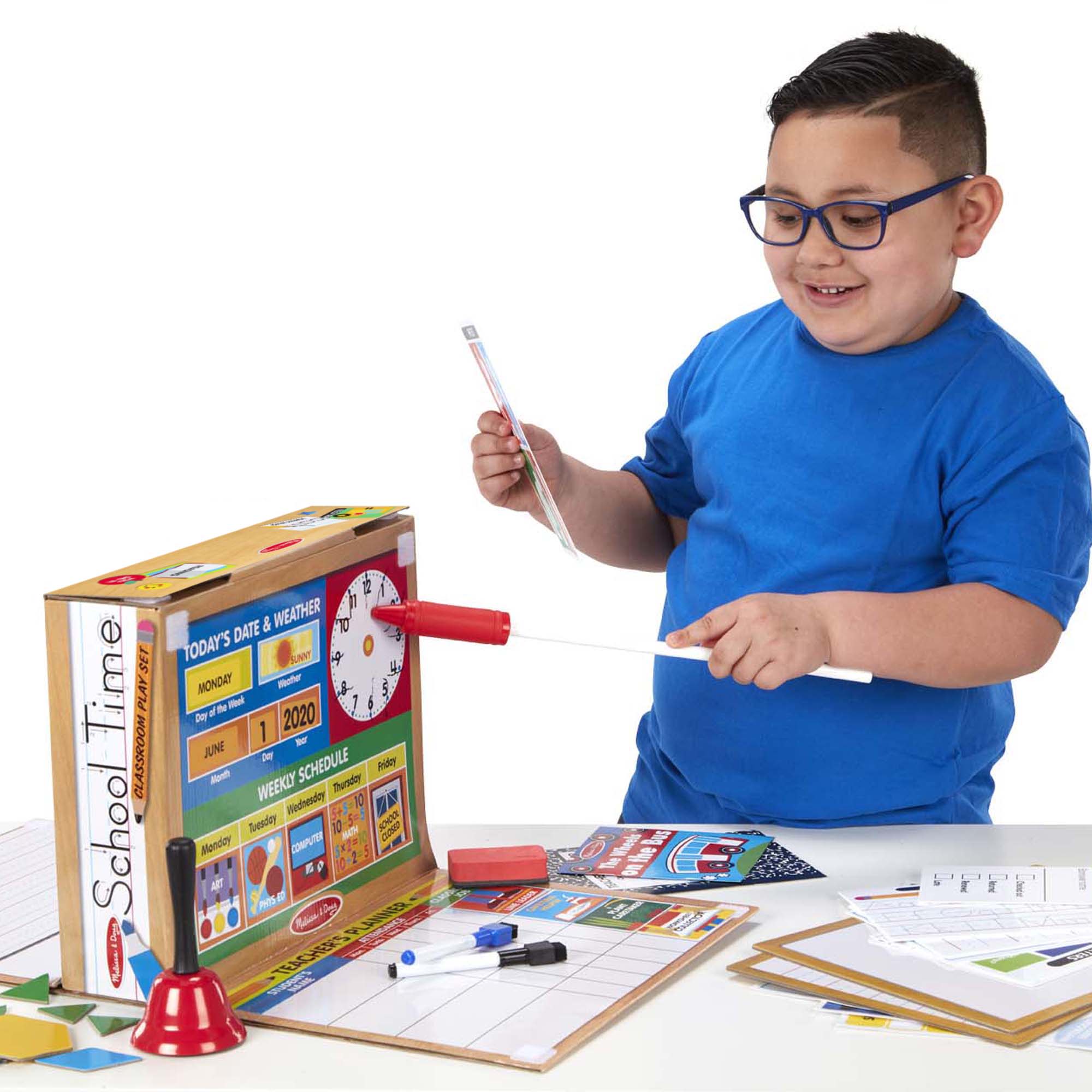Melissa & Doug School Time! Classroom Play Set - Image 8