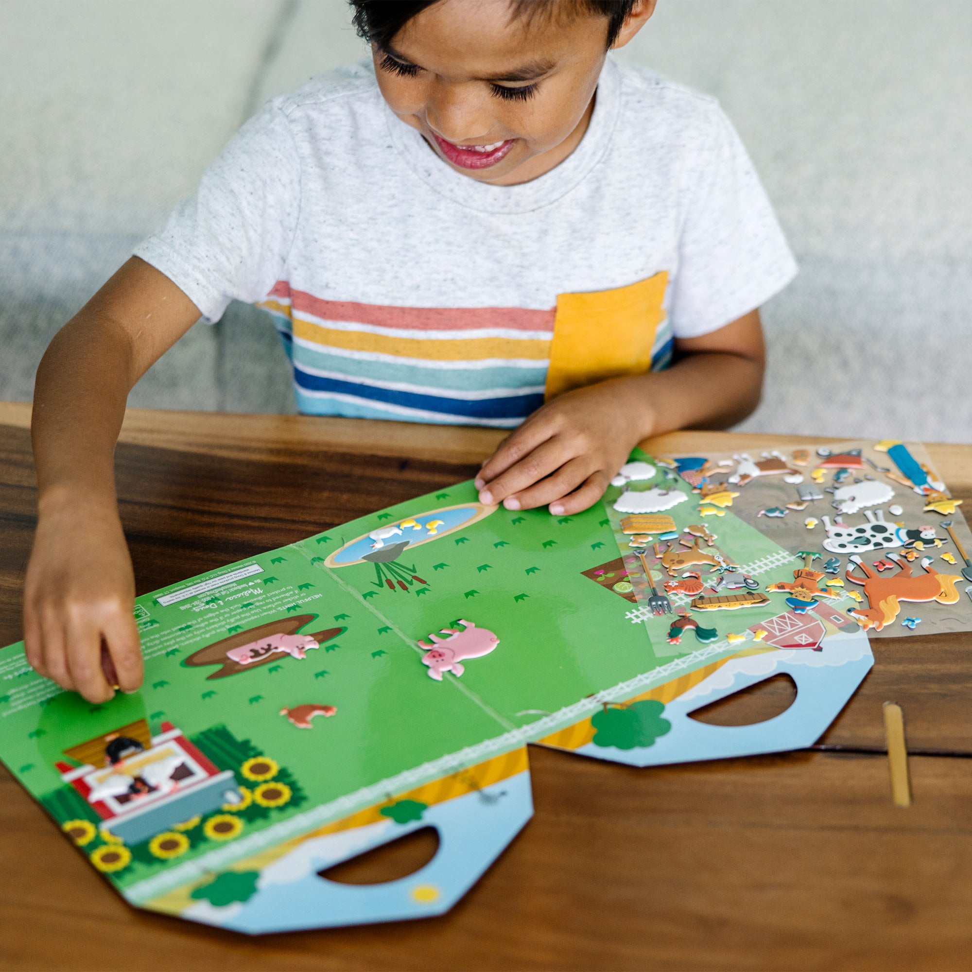 Melissa & Doug Puffy Sticker Play Set - On the Farm - Image 7