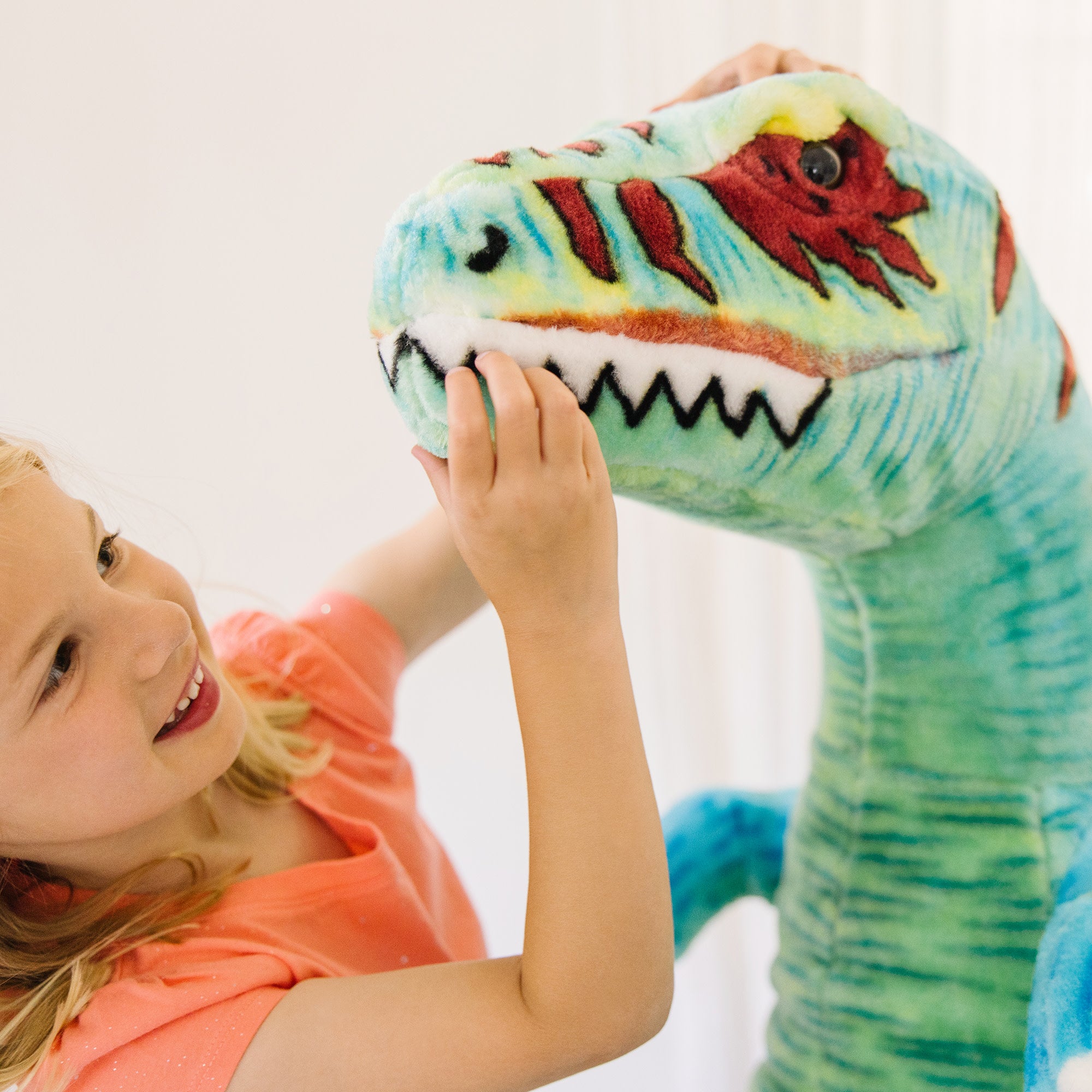 Melissa & Doug T-Rex Giant Lifelike Plush Stuffed Animal - Image 5