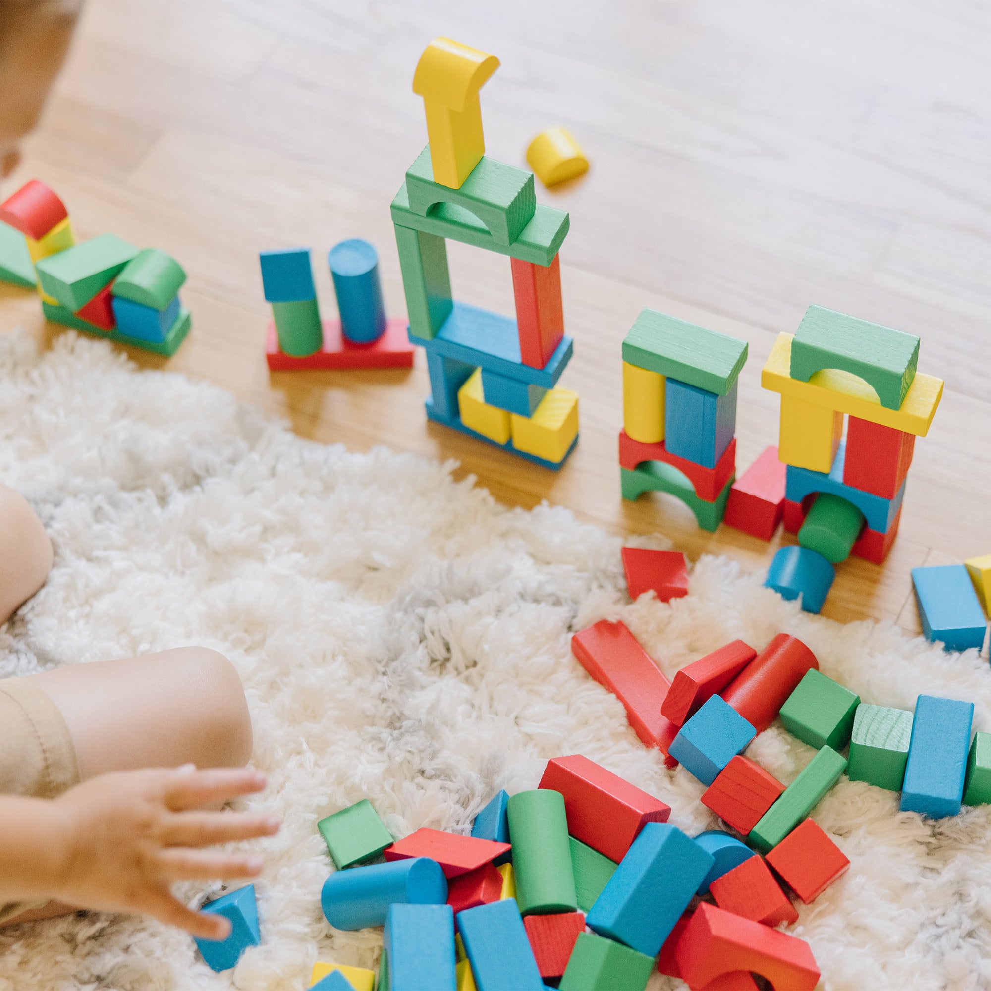 Melissa & Doug 100-Piece Wood Blocks Set - Image 6