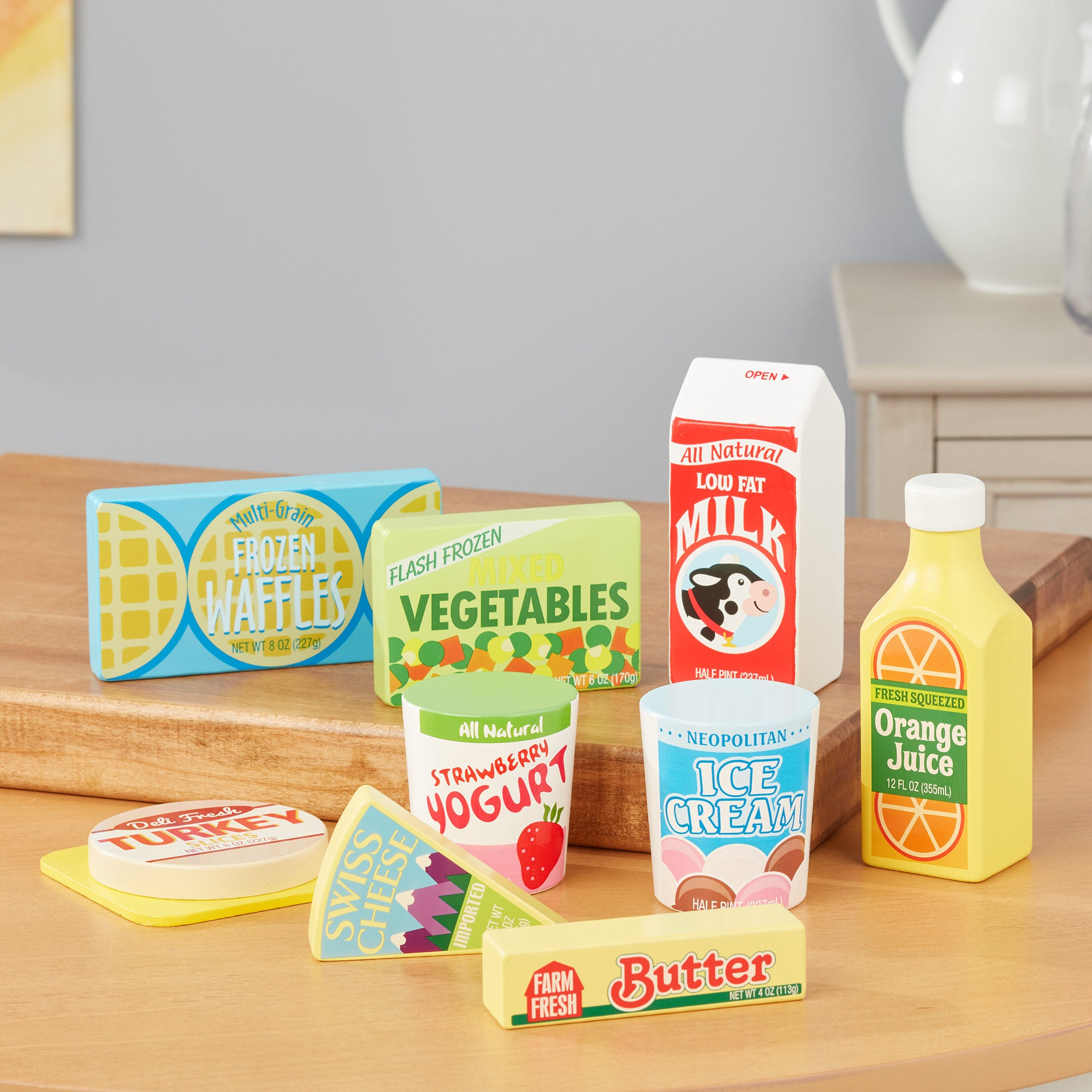 Melissa & Doug Wooden Fridge Food - Image 9