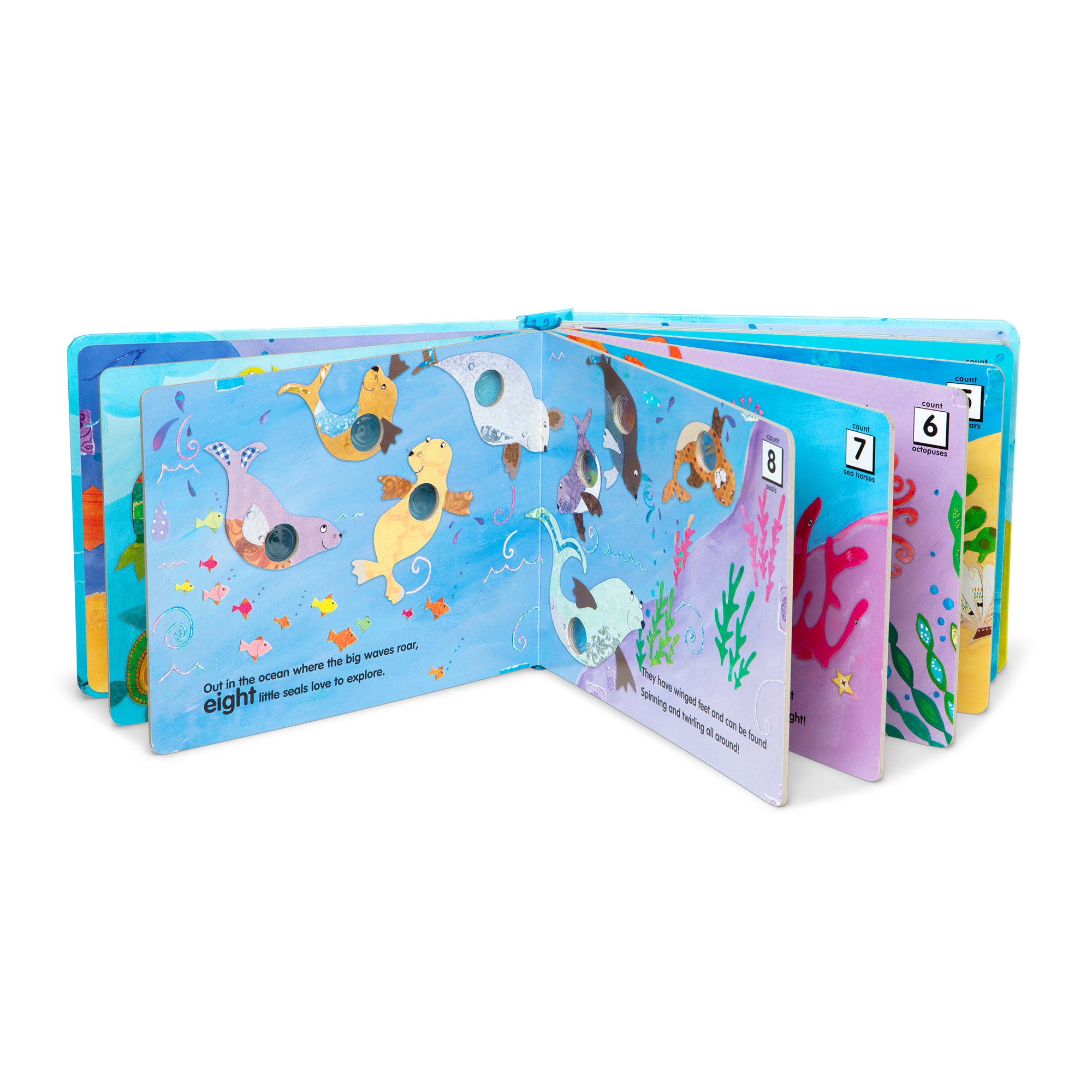 Melissa & Doug Poke-a-Dot: Who??s in the Ocean? Board Book - Image 5