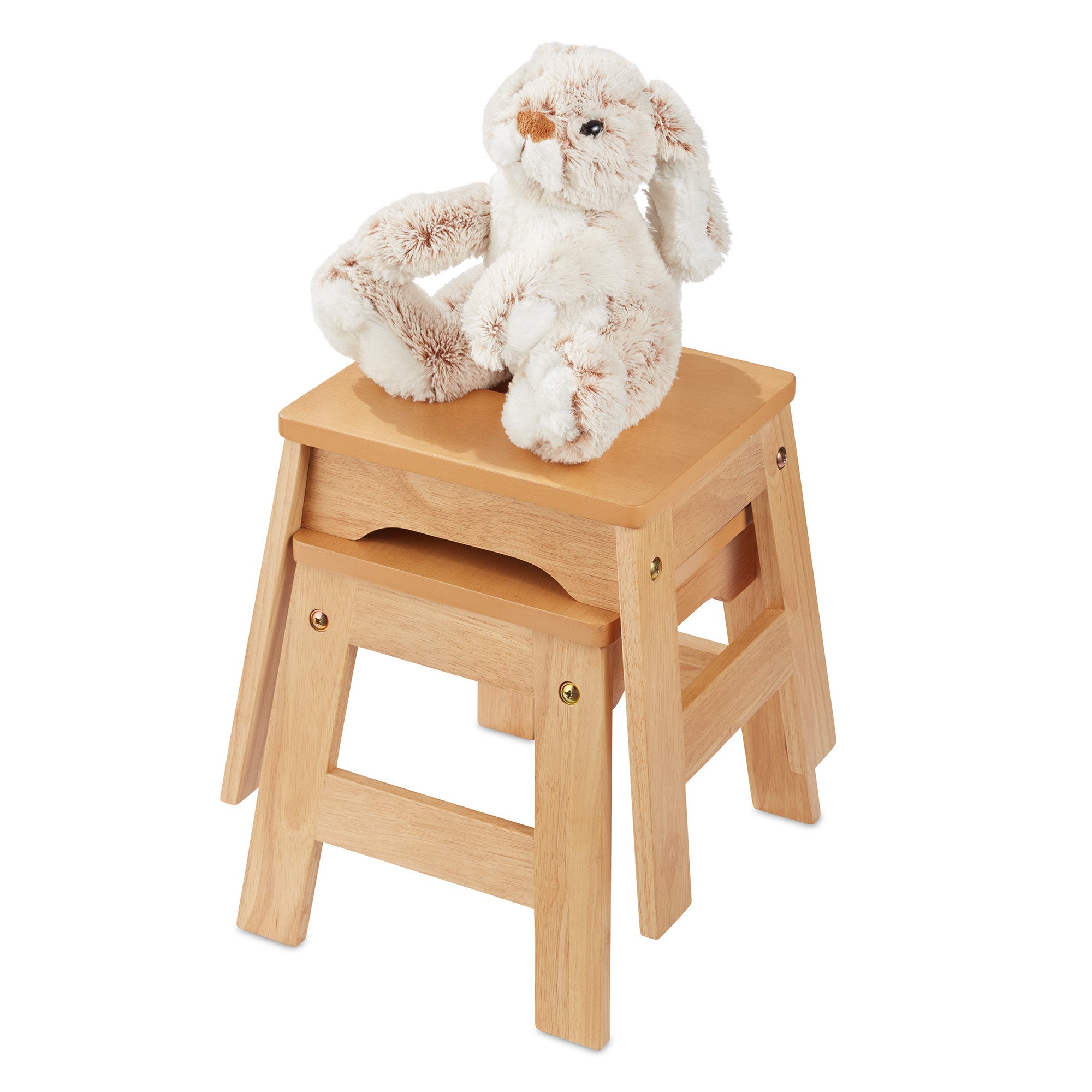 Melissa & Doug Wooden Stools ?C Set of 2 - Image 5