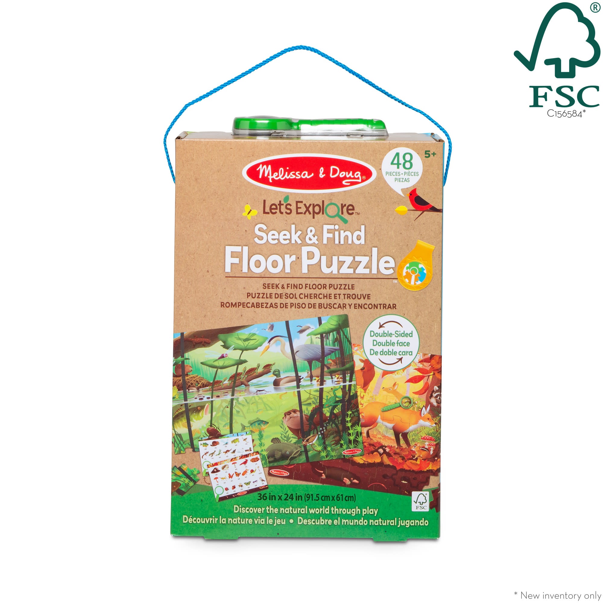 Melissa & Doug Let's Explore Double-Sided Seek & Find Puzzle - Image 3