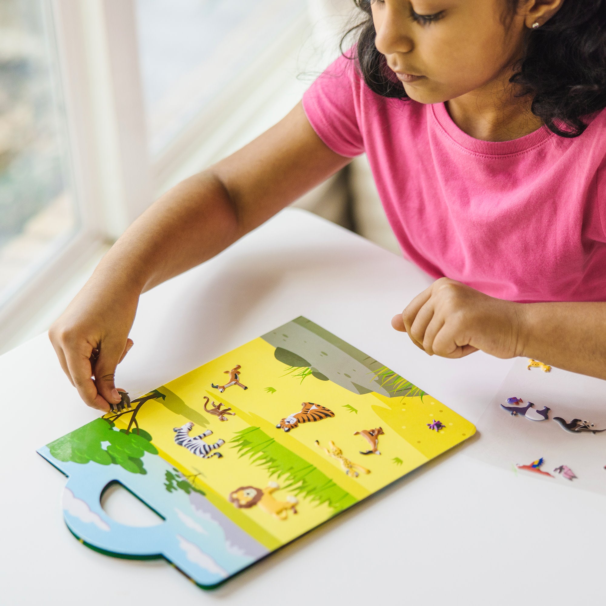 Melissa & Doug Puffy Sticker Play Set - Safari - Image 6