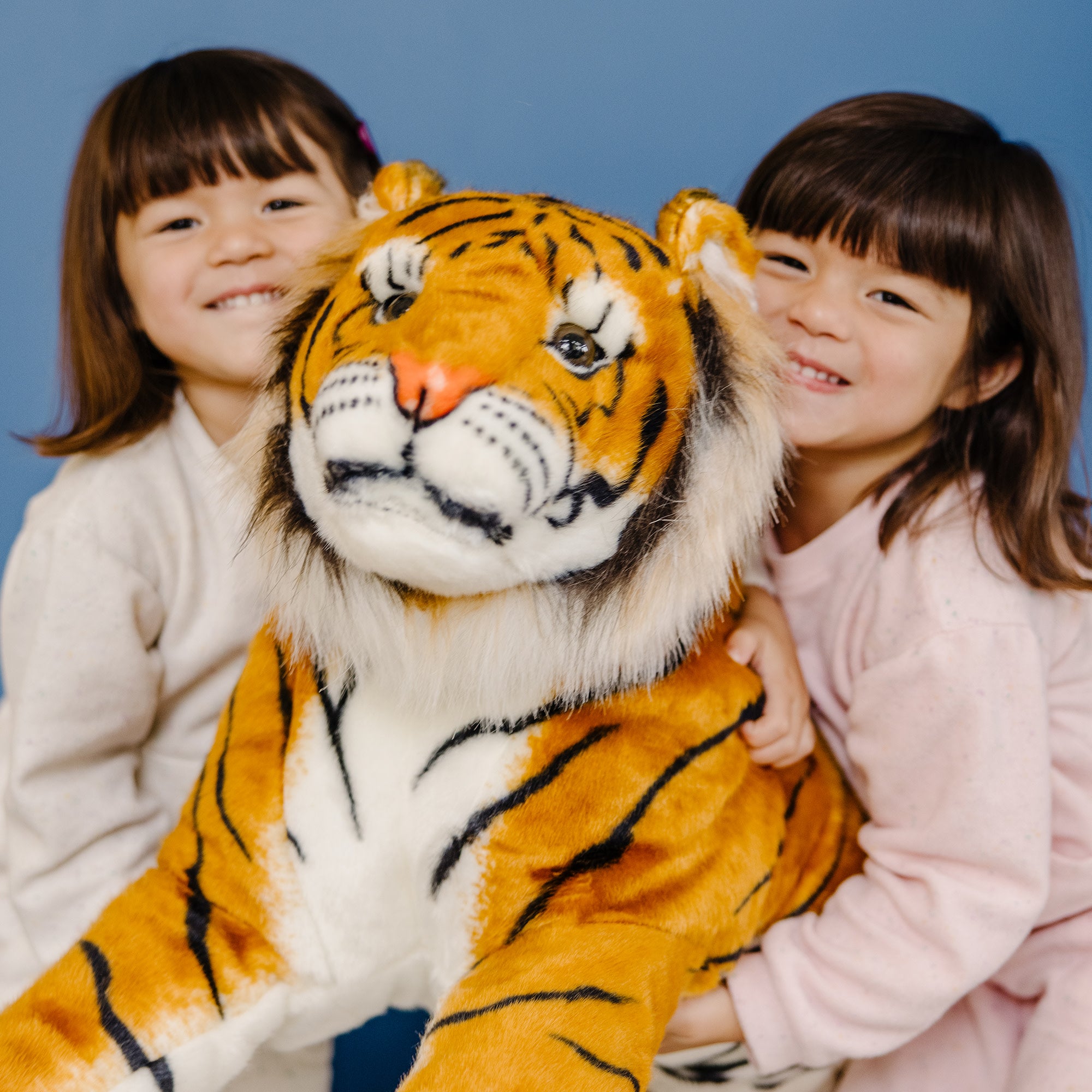 Melissa & Doug Tiger Lifelike Plush Stuffed Animal - Image 2