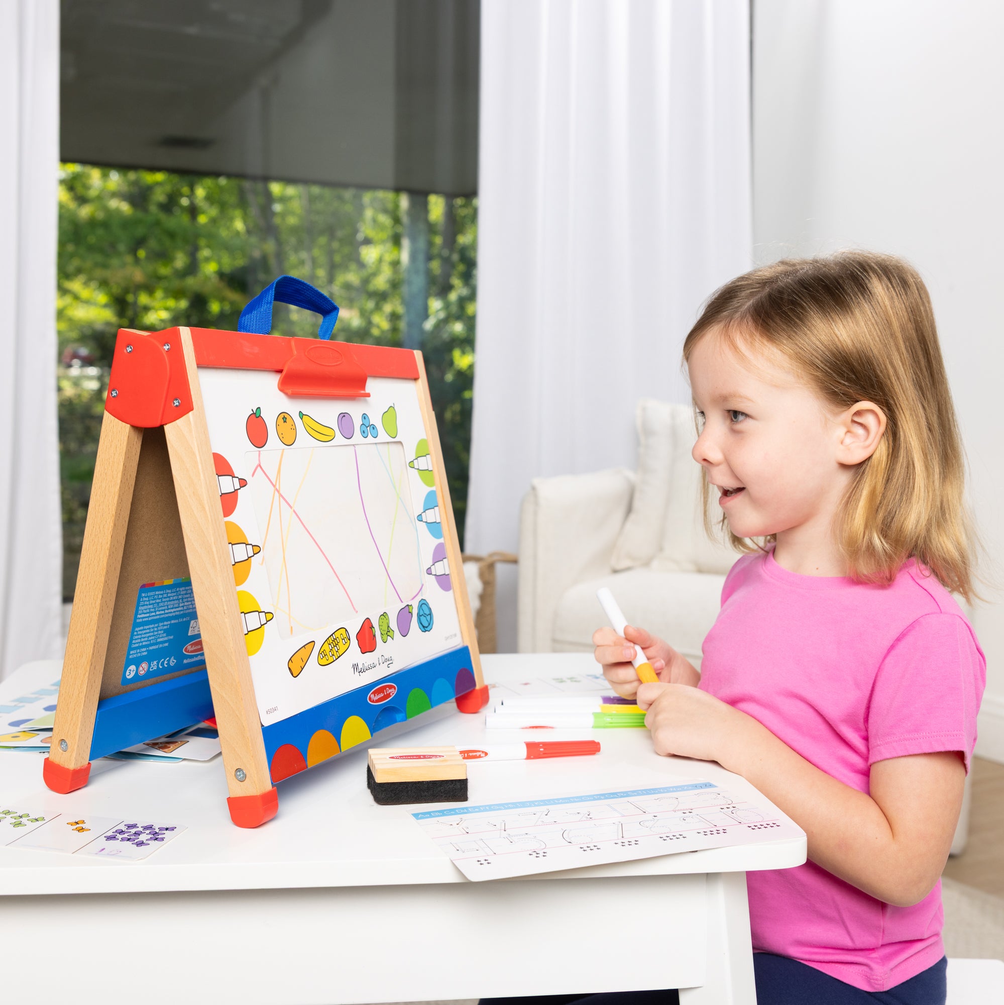 Melissa & Doug Take-Along Activity Easel - Image 2