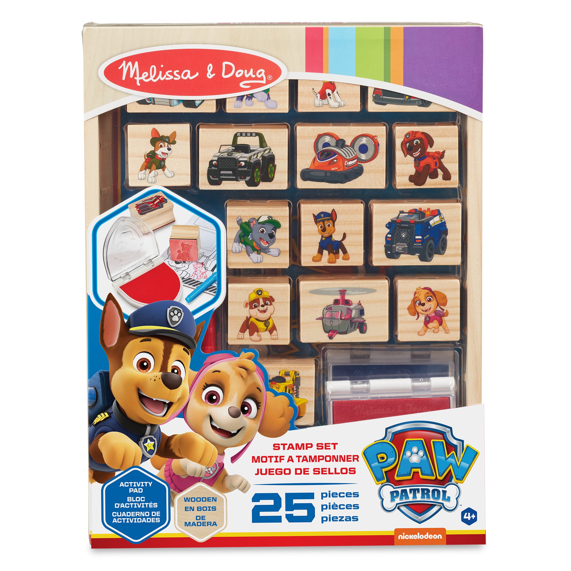 Melissa & Doug PAW Patrol Wooden Stamps Activity Set - Image 3