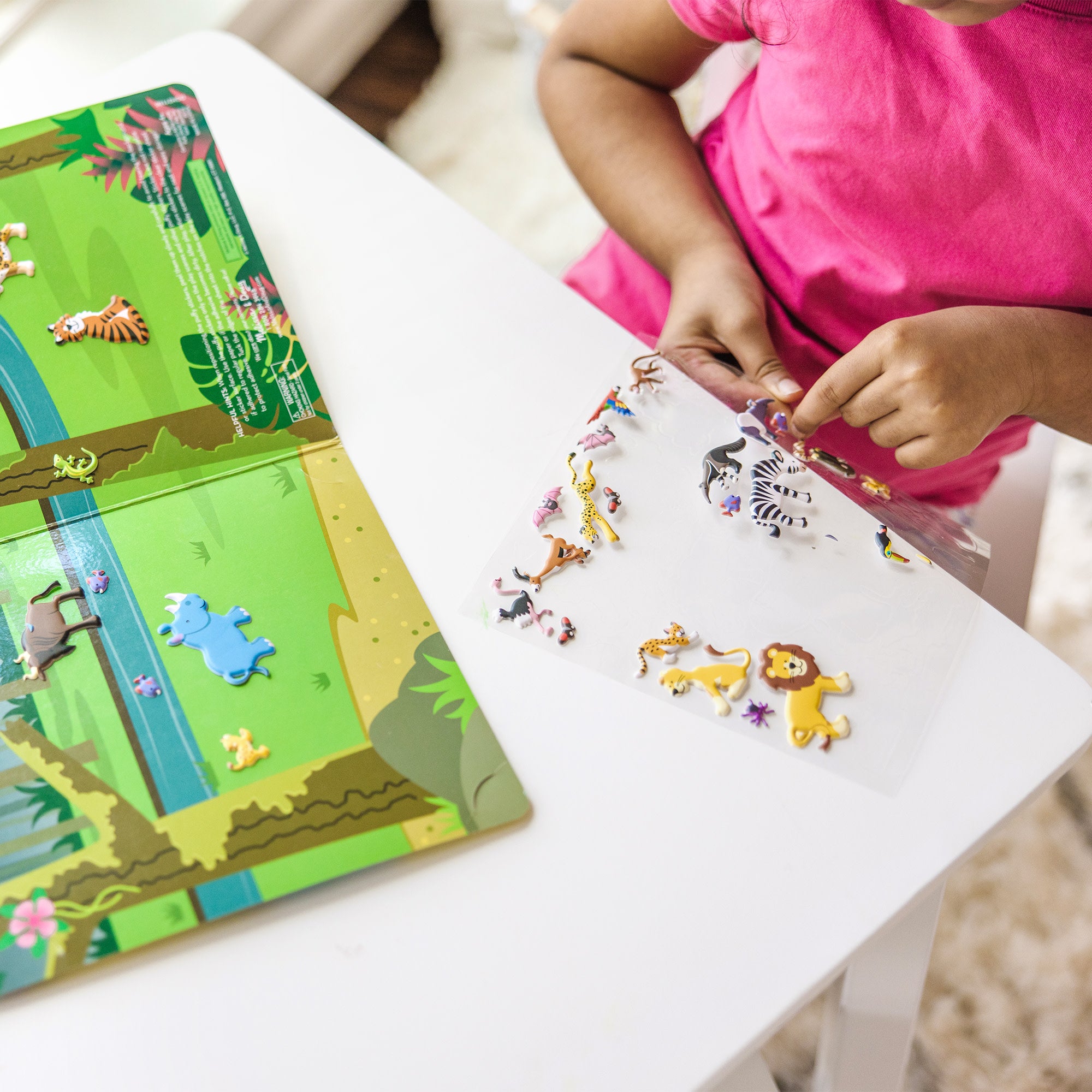 Melissa & Doug Puffy Sticker Play Set - Safari - Image 7