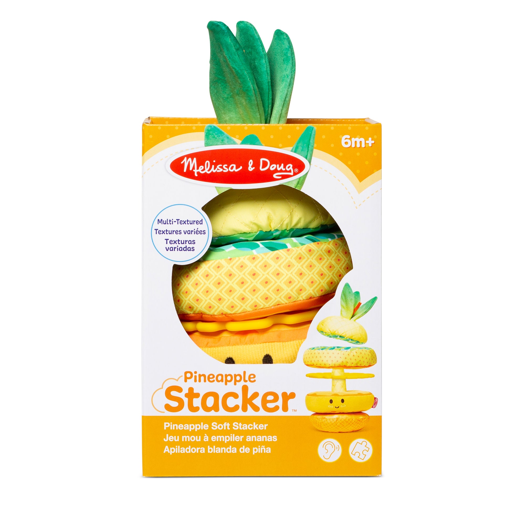 Melissa & Doug Pineapple Soft Stacker - Image 3