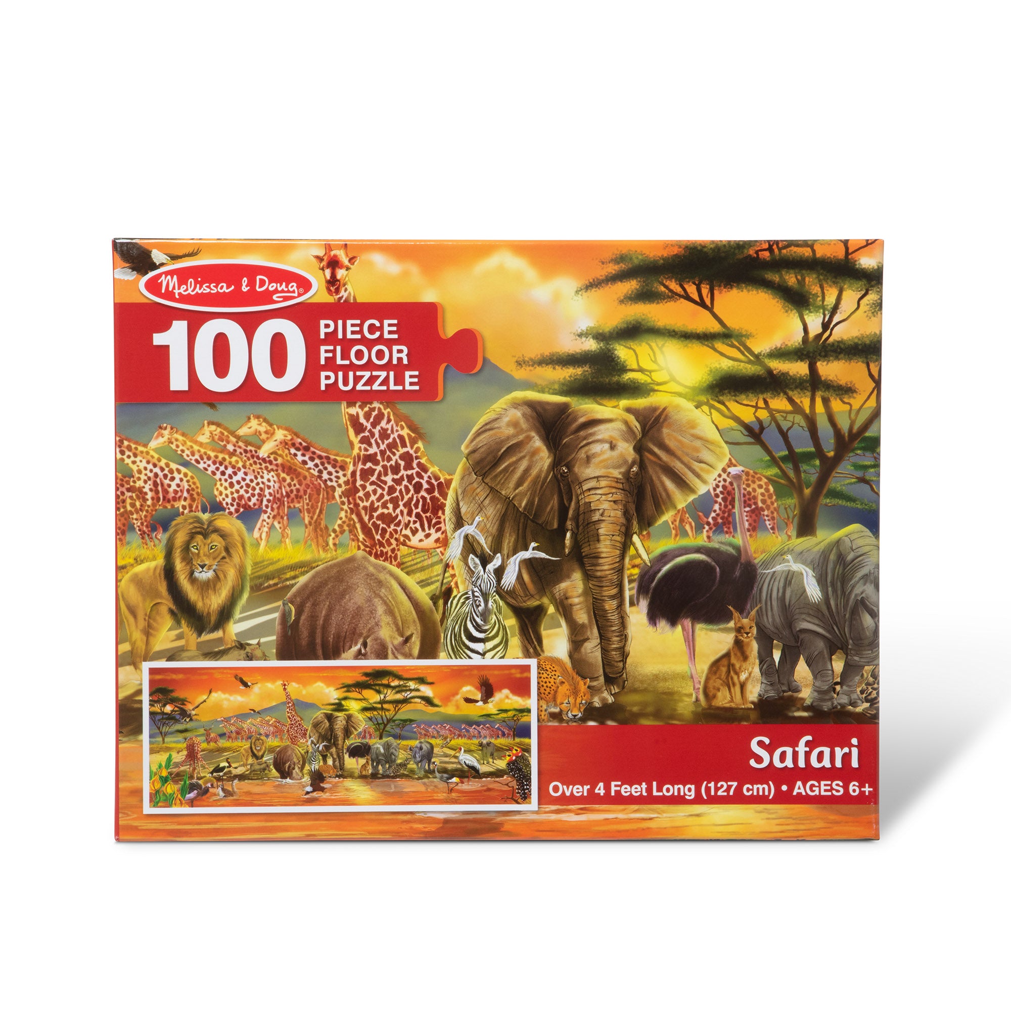 Melissa & Doug Safari Floor Puzzle - 100 Pieces - Image 3
