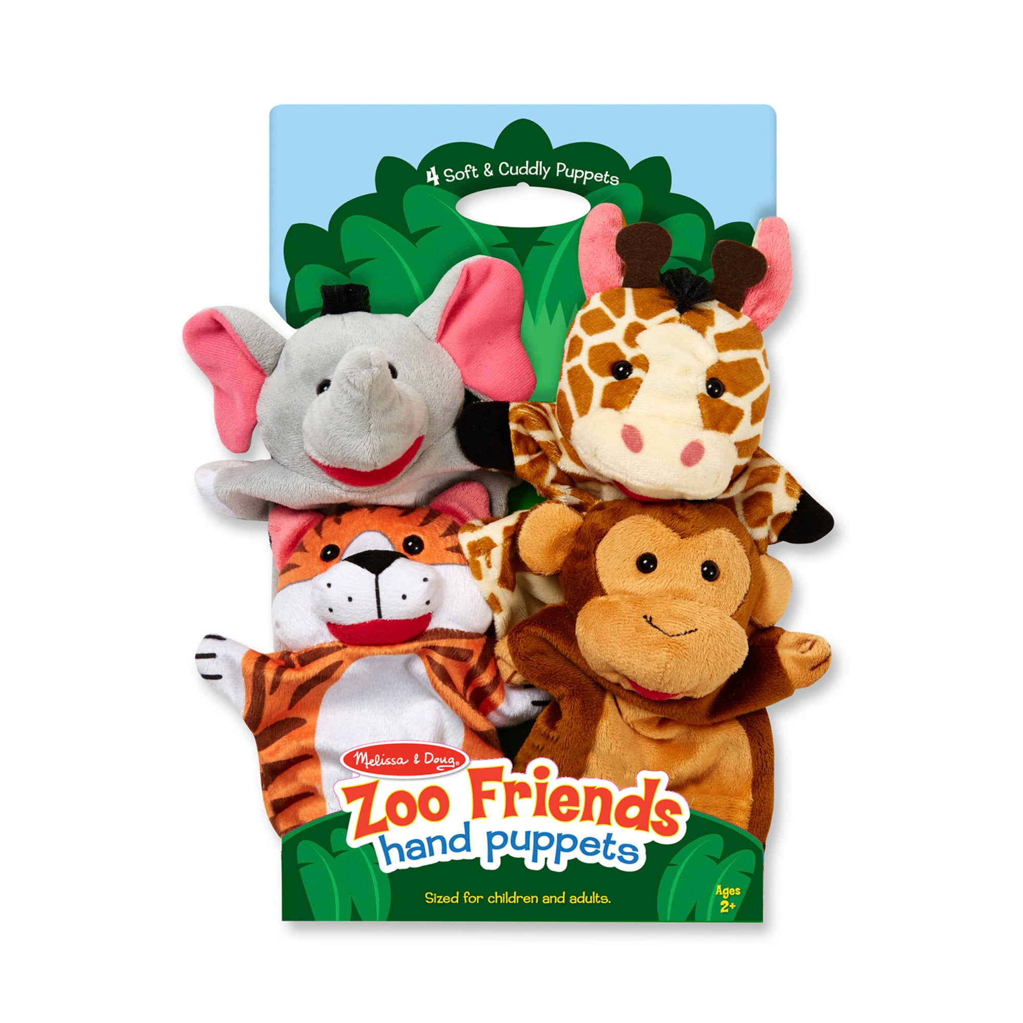 Melissa & Doug Zoo Friends Hand Puppets - Image 3