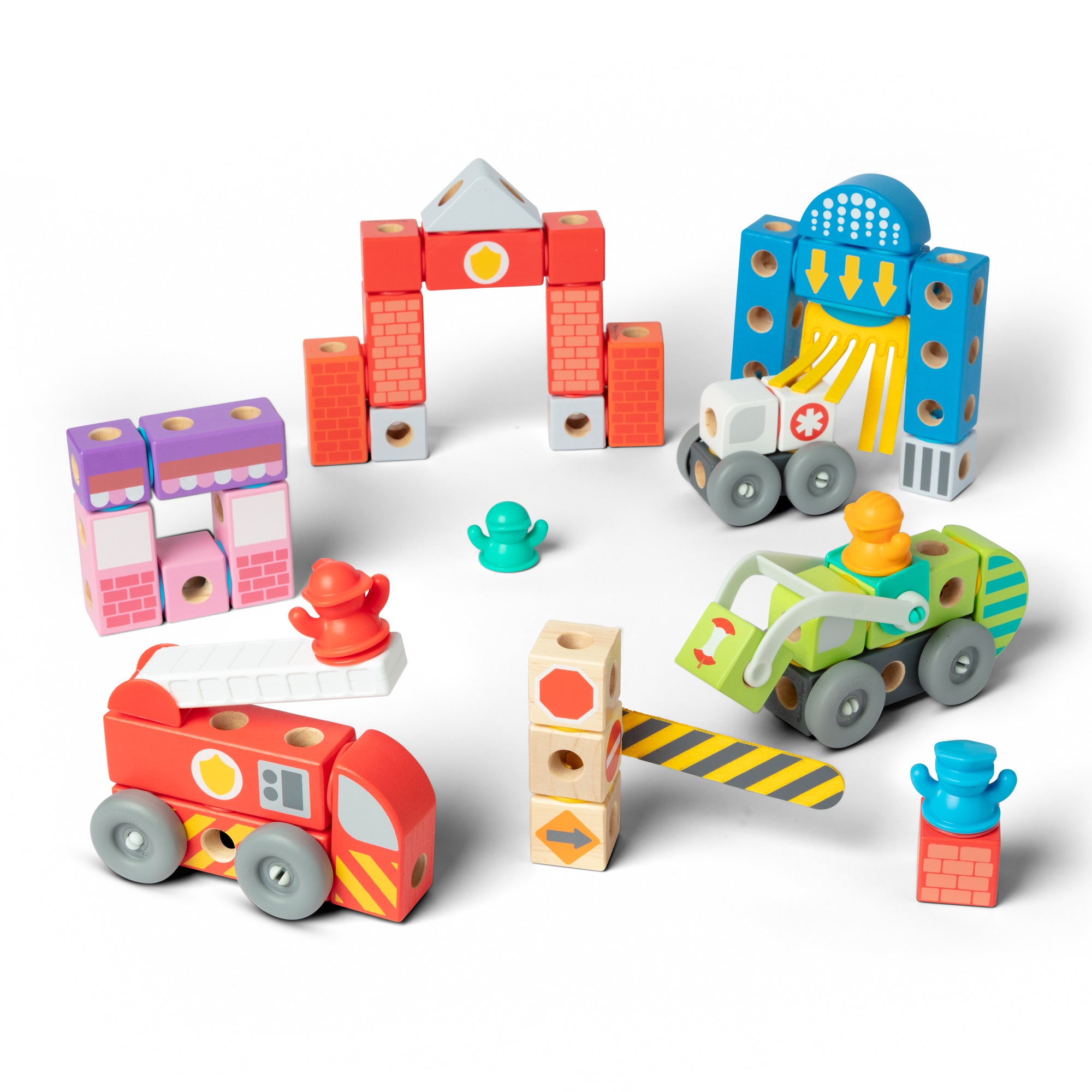 Melissa & Doug Blockables? City Deluxe Play Set - Image 3