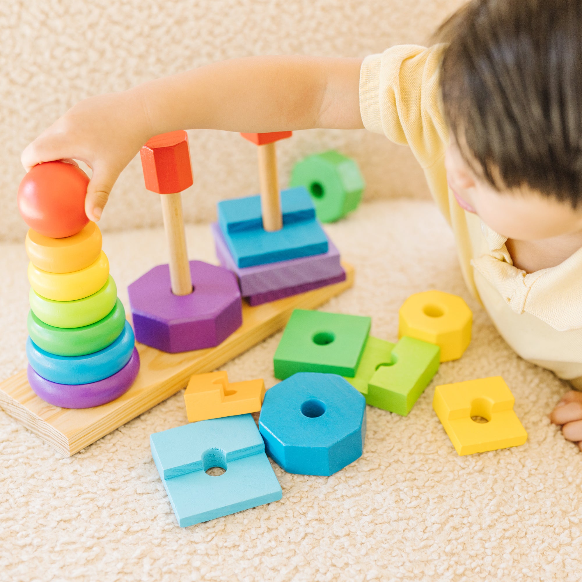 Melissa & Doug Geometric Stacker - Image 10