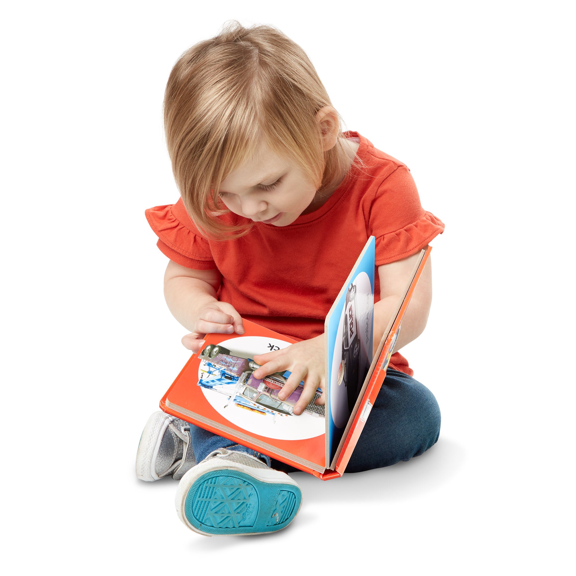 Melissa & Doug Poke-a-Dot: Emergency Vehicles Board Book - Image 8