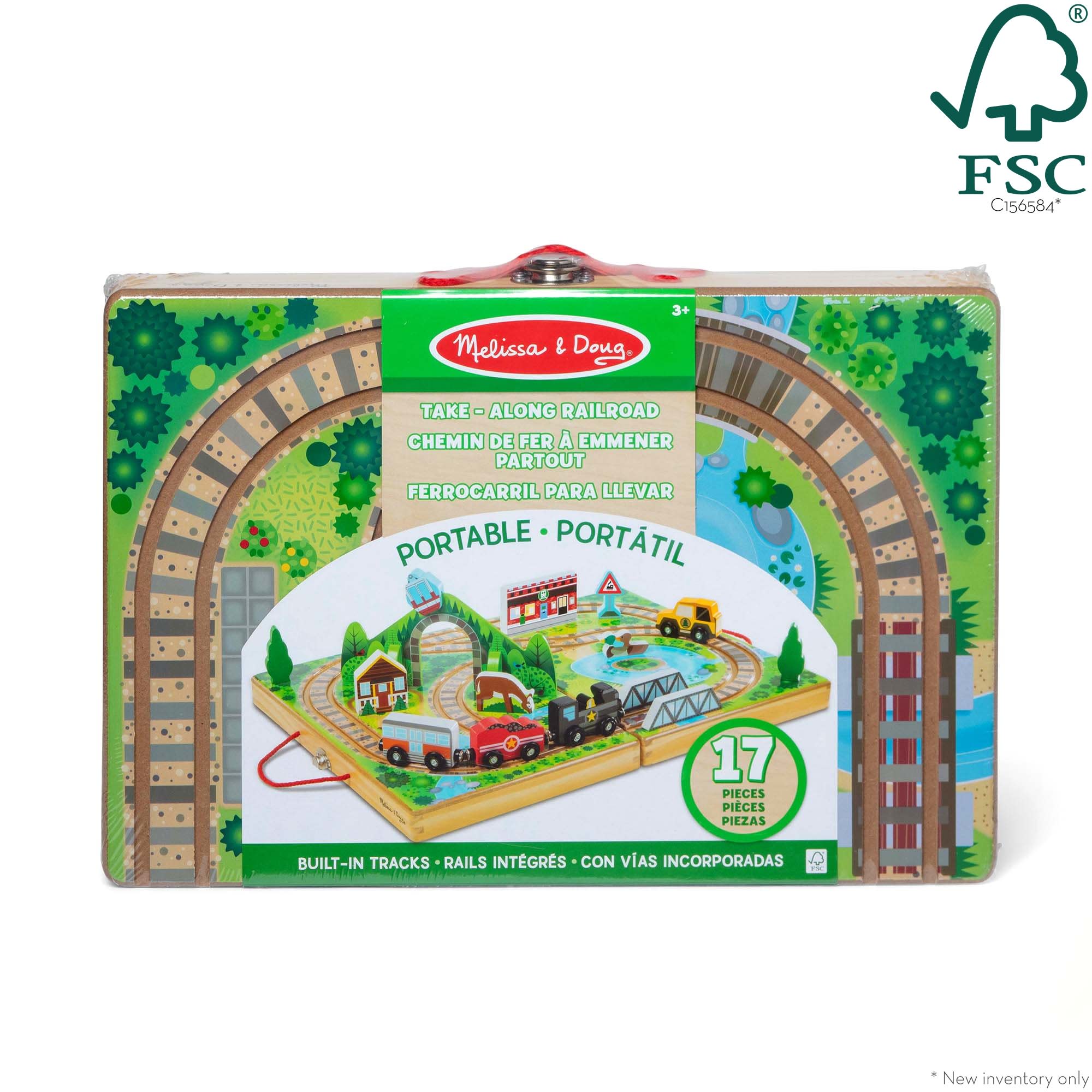 Melissa & Doug Take-Along Railroad - Image 3